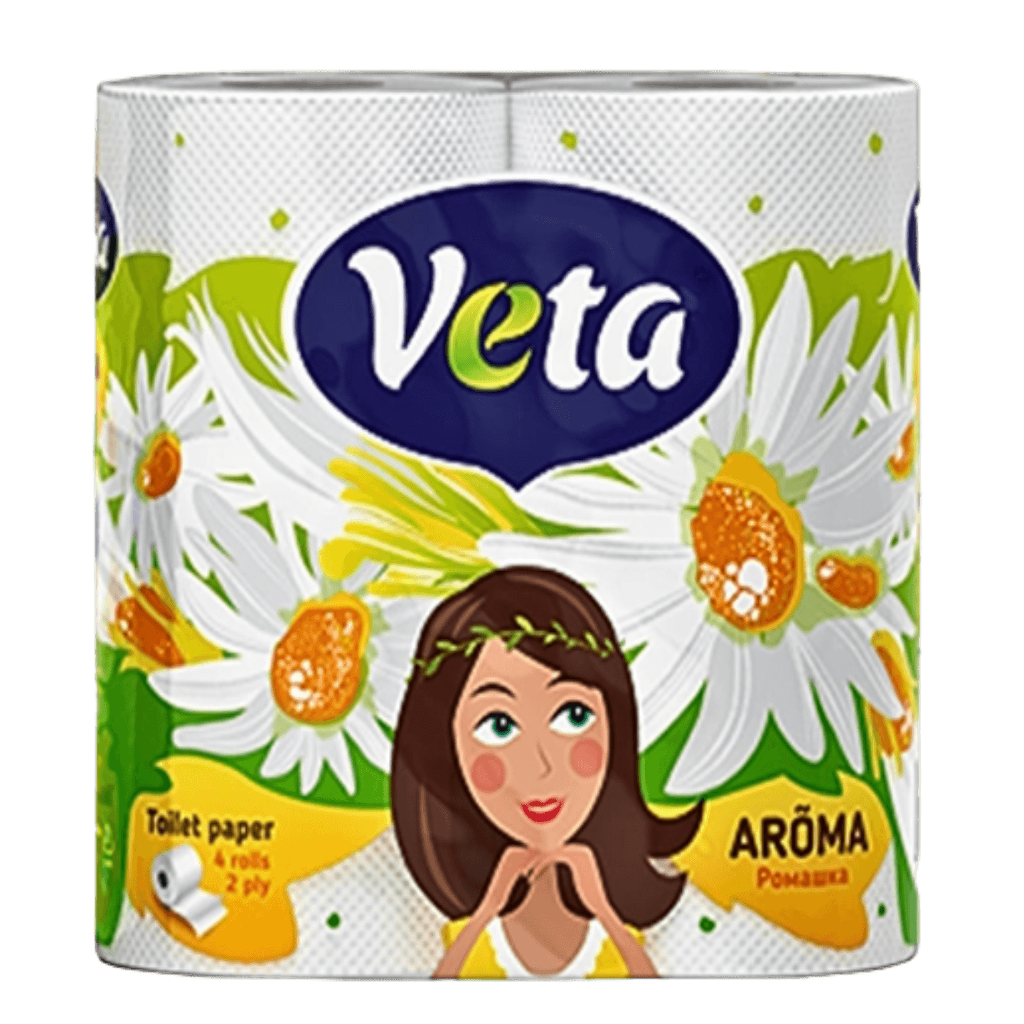 Бумага туалетная «Veta» 2-х слойная