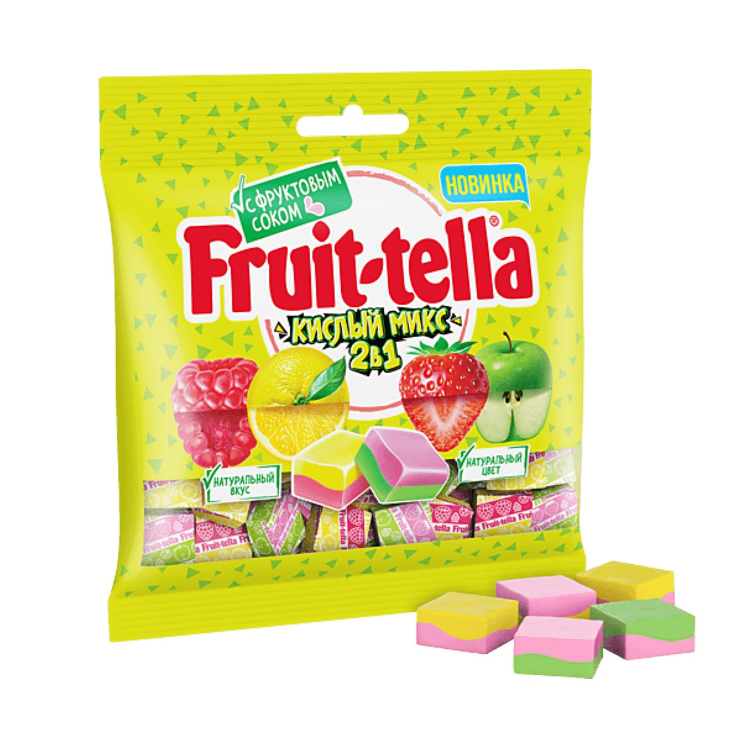 Конфеты жевательные «Fruit-tella» кислый микс