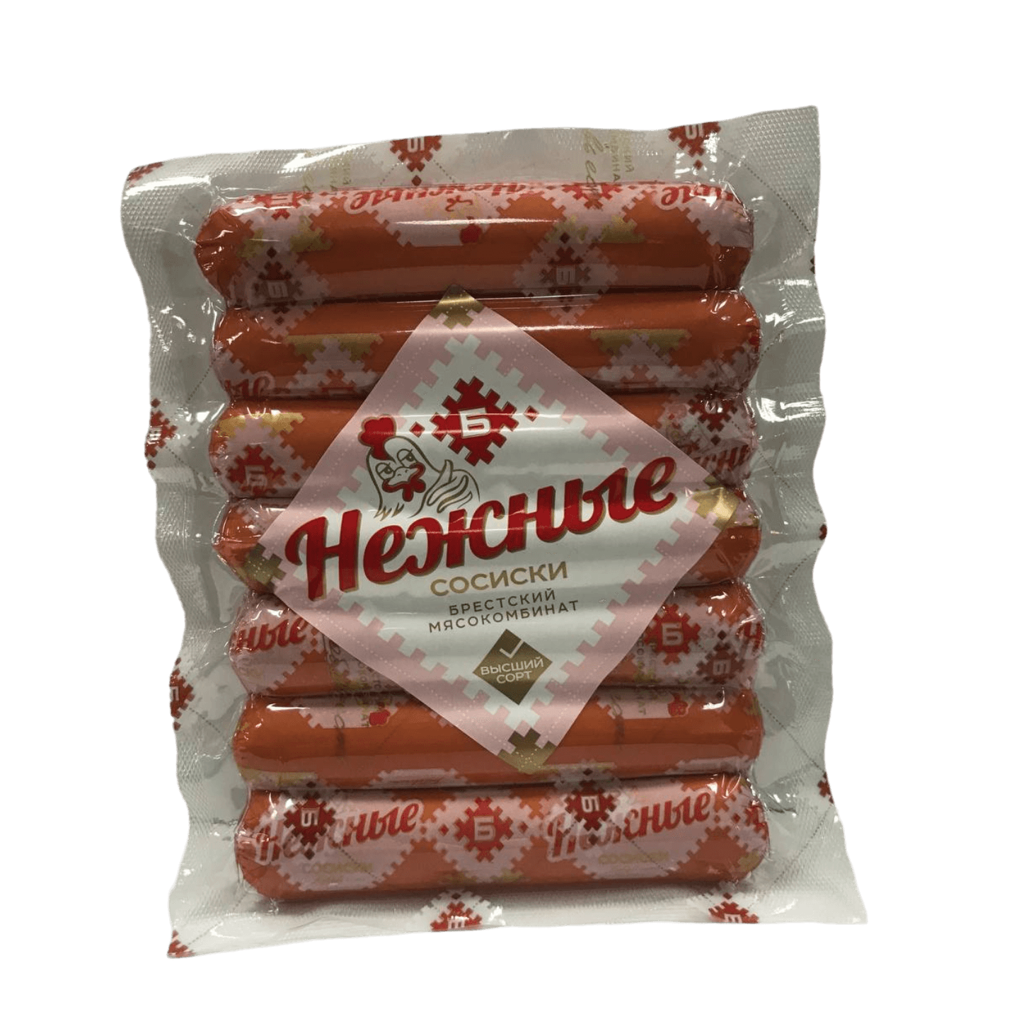 Сосиски «Нежные» из мяса птицы в/с