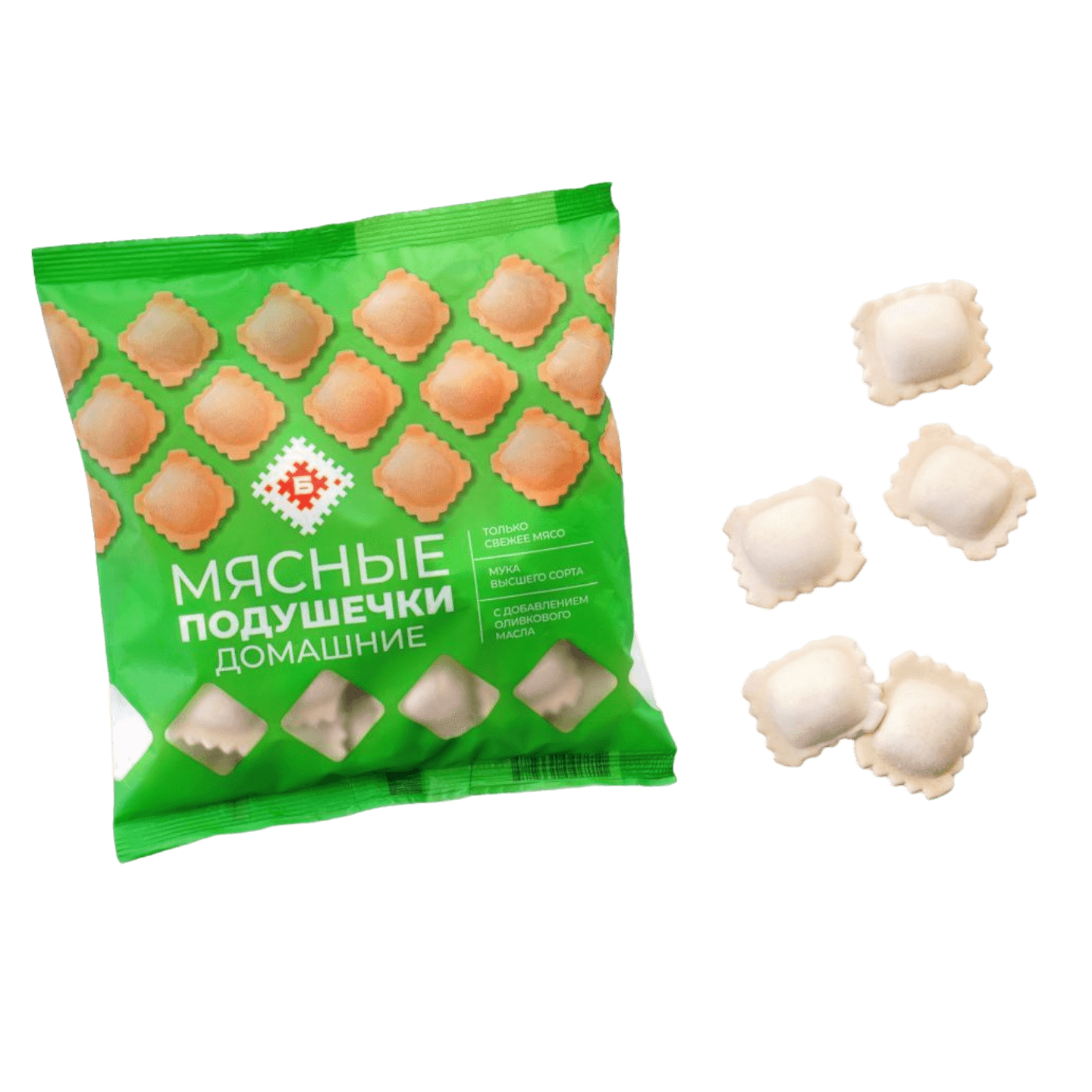 Пельмени «Мясные подушечки» домашние
