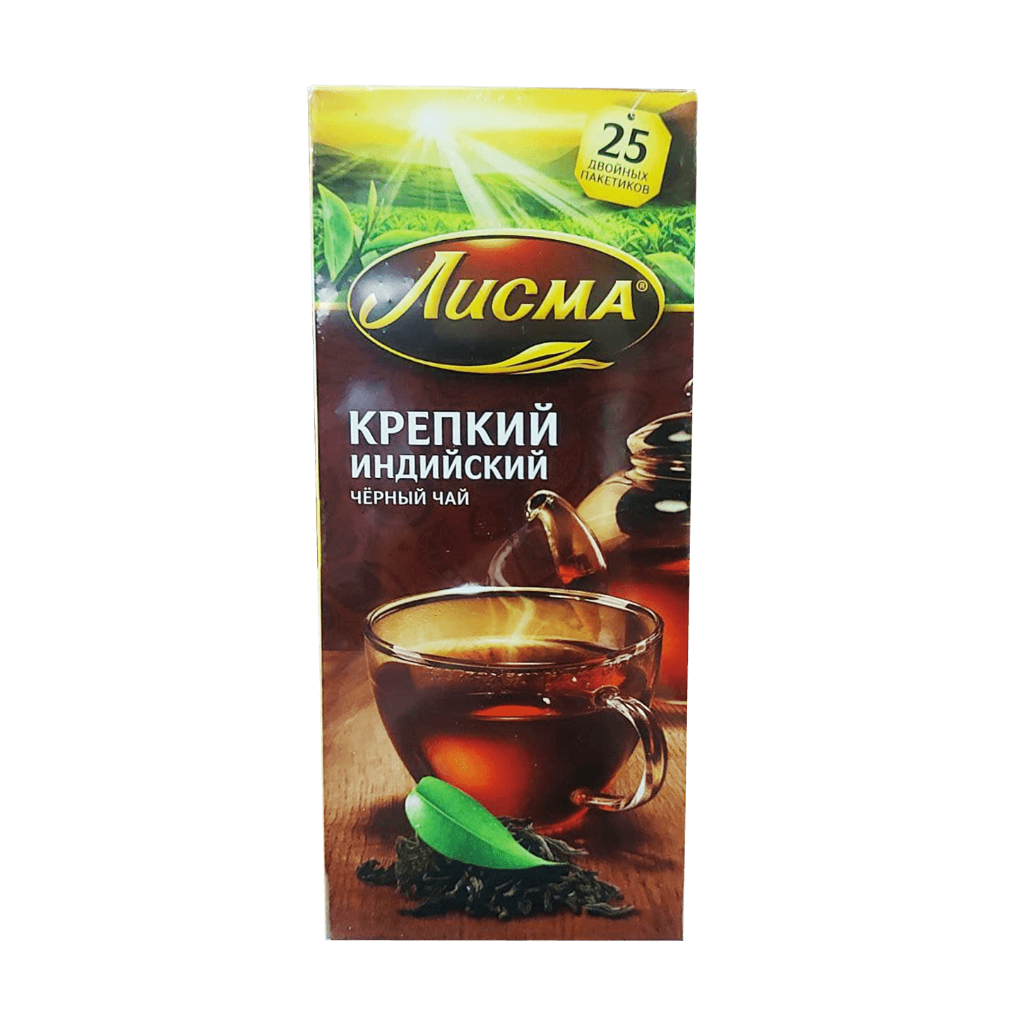 Чай черный «Лисма» крепкий 25 пакетиков