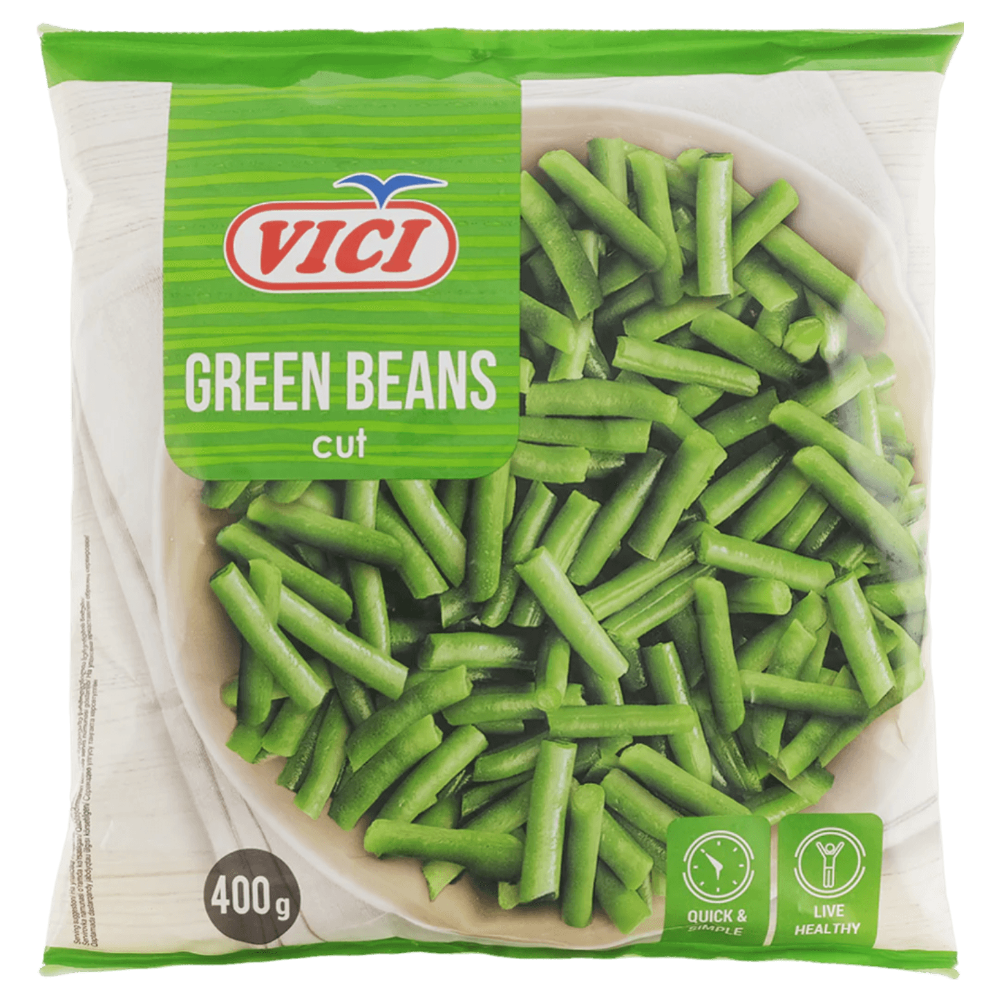 Стручковая фасоль «VICI» резаная - Мир Продуктов №3