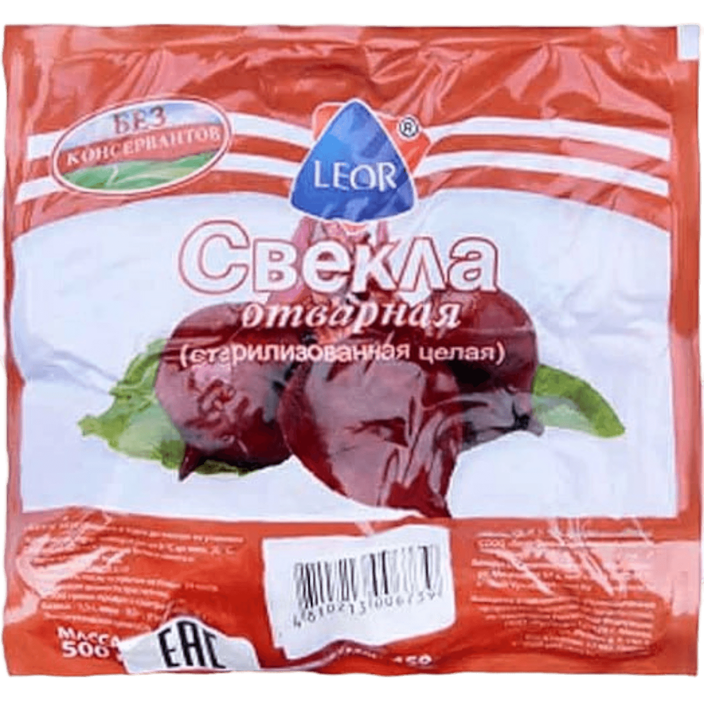 Свекла отварная «Leor» целая