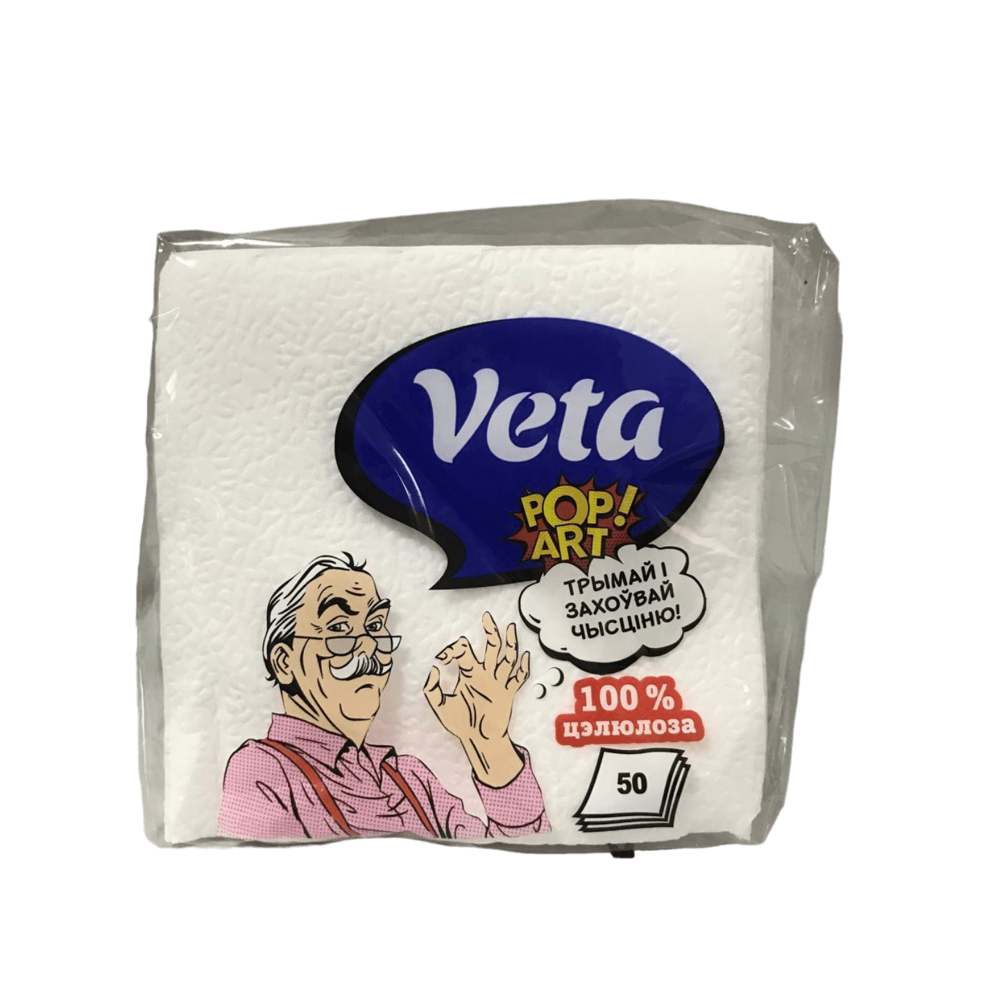Салфетки бумажные «Veta» 50шт - Мир Продуктов №4