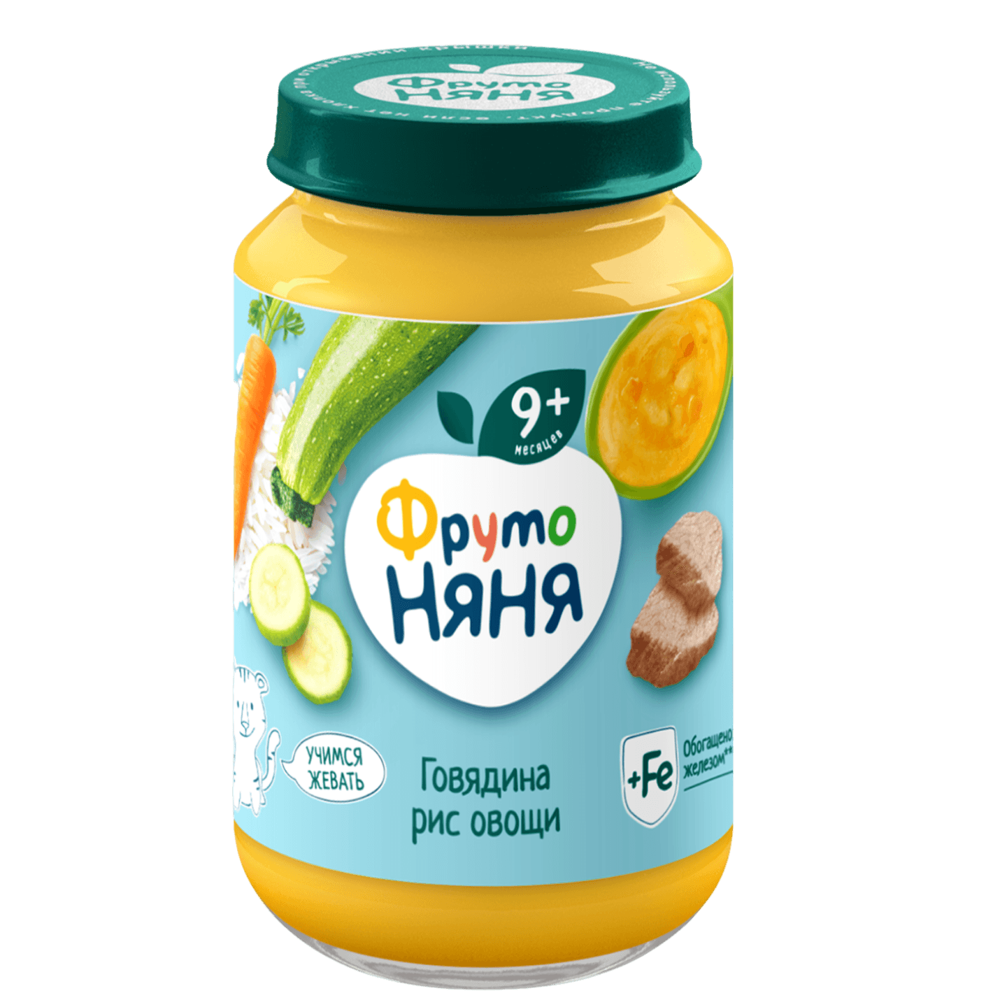 Пюре «Фруто Няня» говядина-рис-овощи