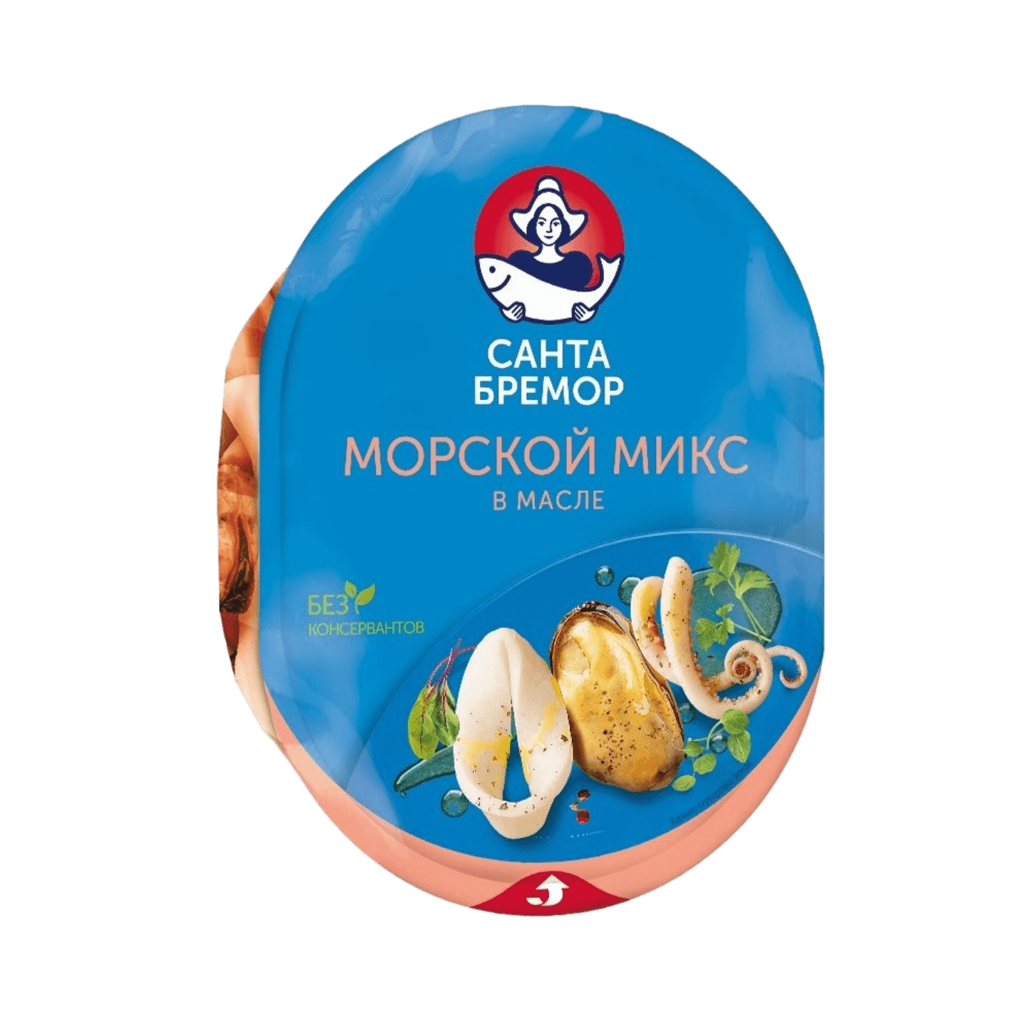 Коктейль из морепродуктов «Санта Бремор» морской микс в масле