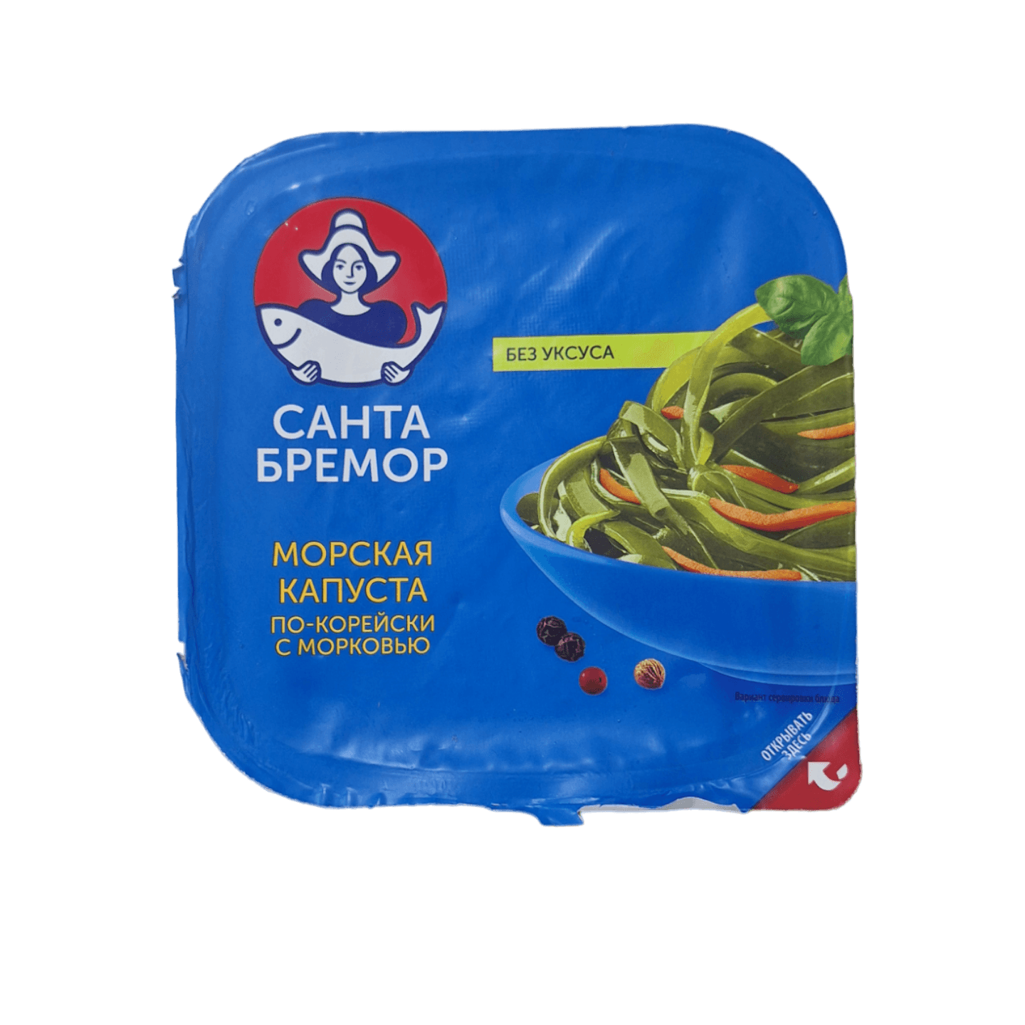 Морская капуста «По-корейски с морковью»