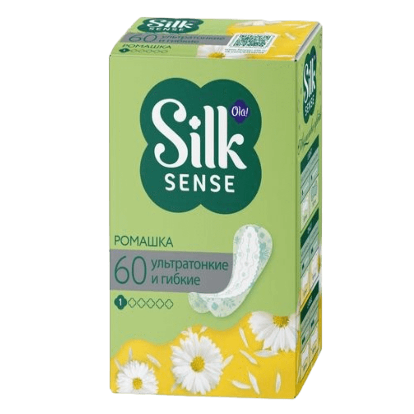 Прокладки гигиенические «Ola Silk sense» ромашка 60шт