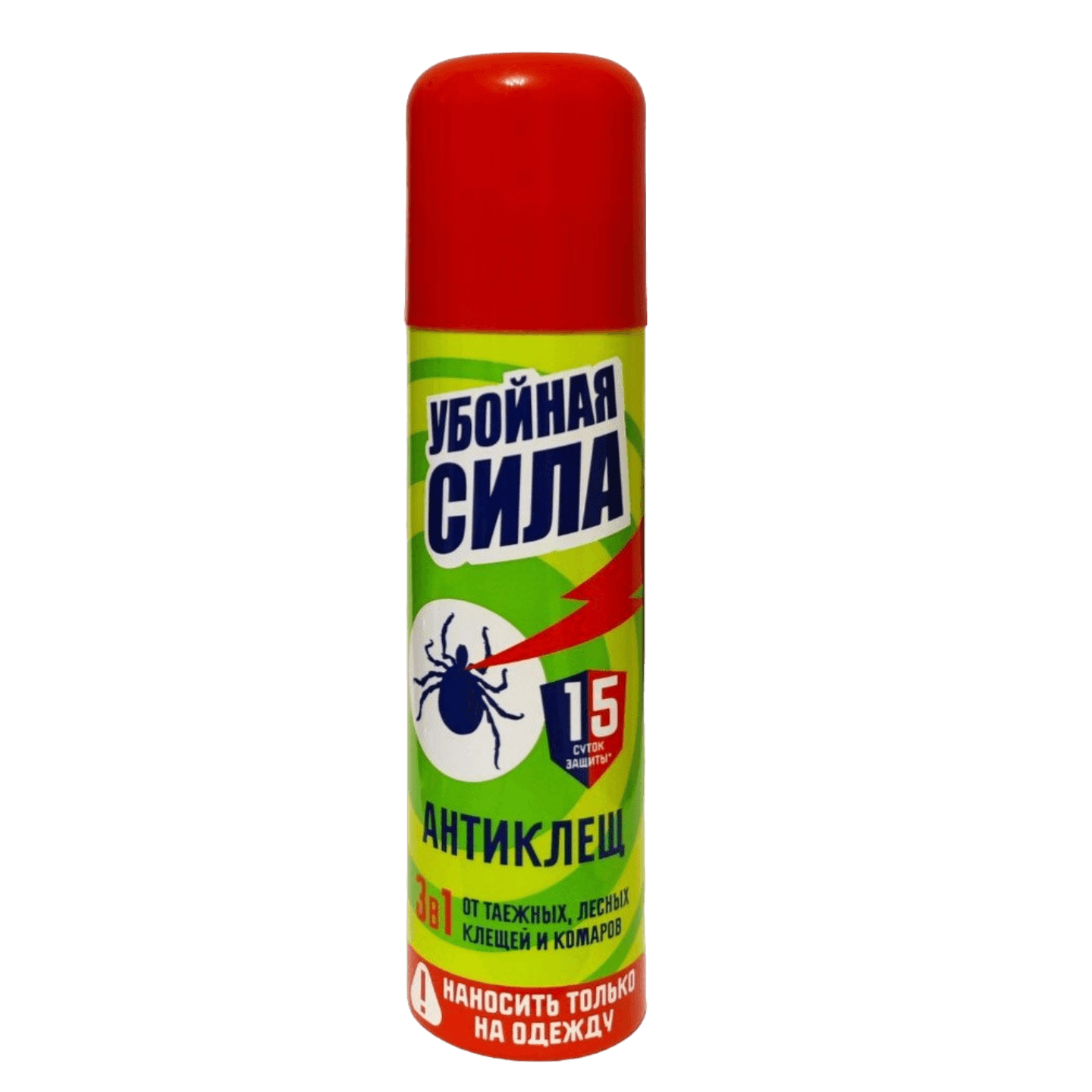 Аэрозоль «Убойная сила» от клещей-комаров 