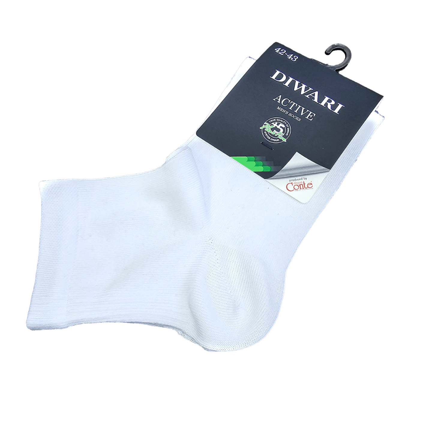 Носки мужские «Diwari» белые р.42-43