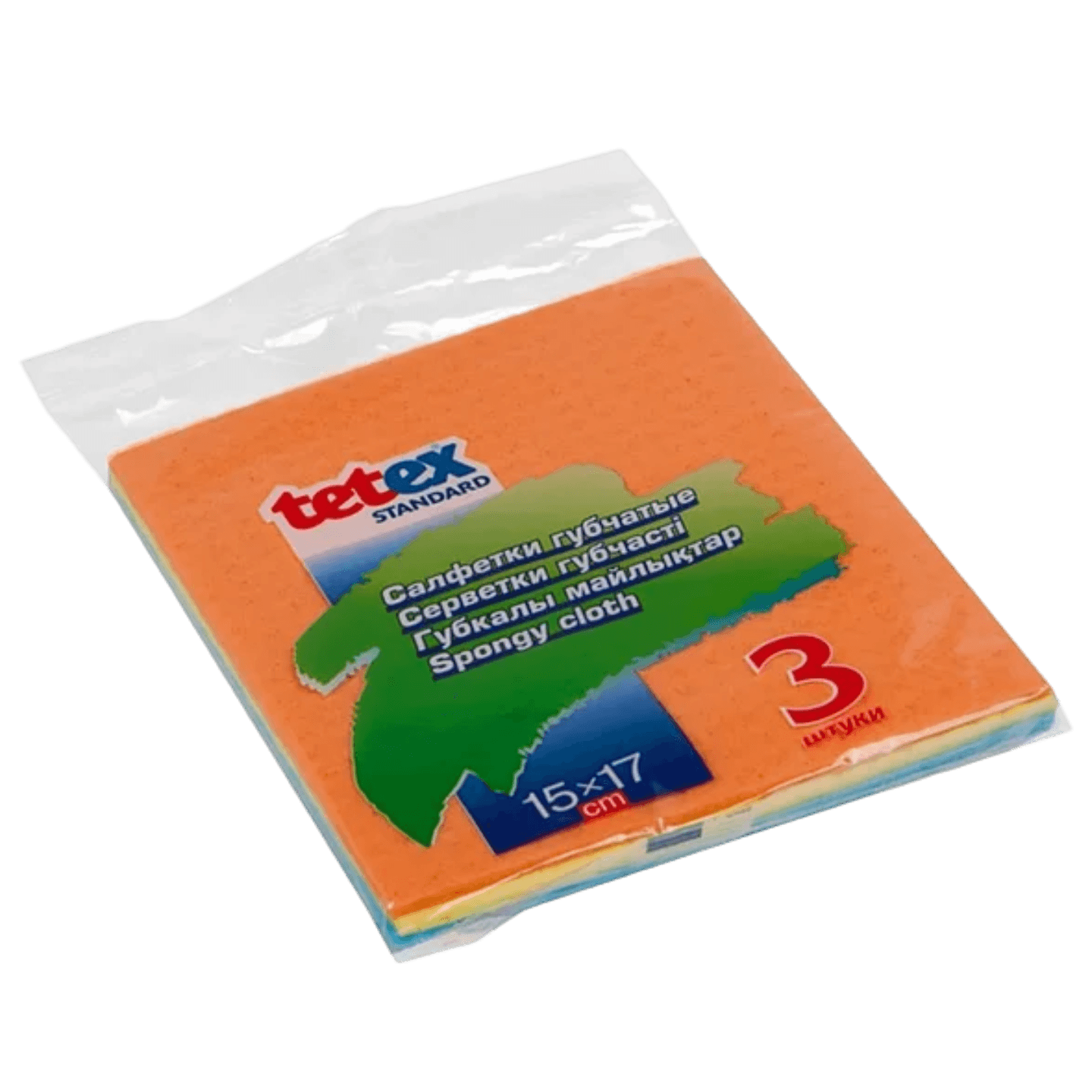 Салфетки губчатые «Tetex Standard» 3шт - Мир Продуктов №3