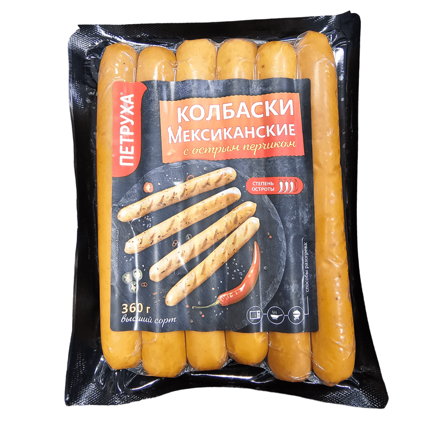 Колбаски «Мексиканские» с острым перцем