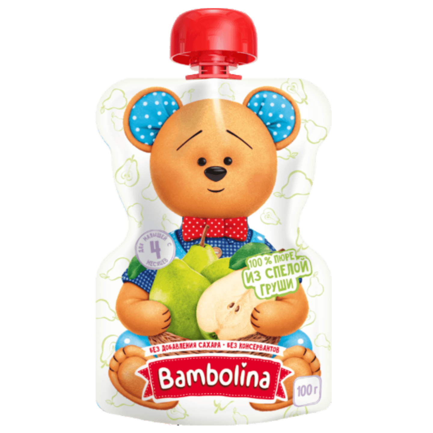 Пюре «Bambolina» груша с 4 месяцев - Мир Продуктов №4