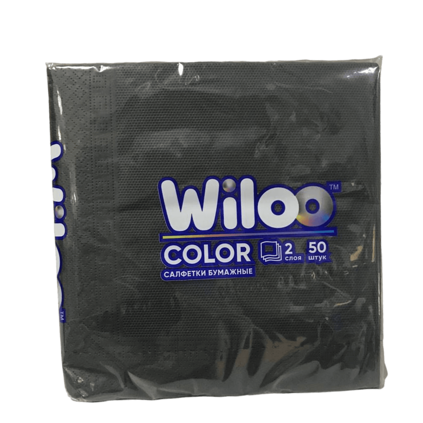 Салфетки бумажные «Wiloo» 50шт