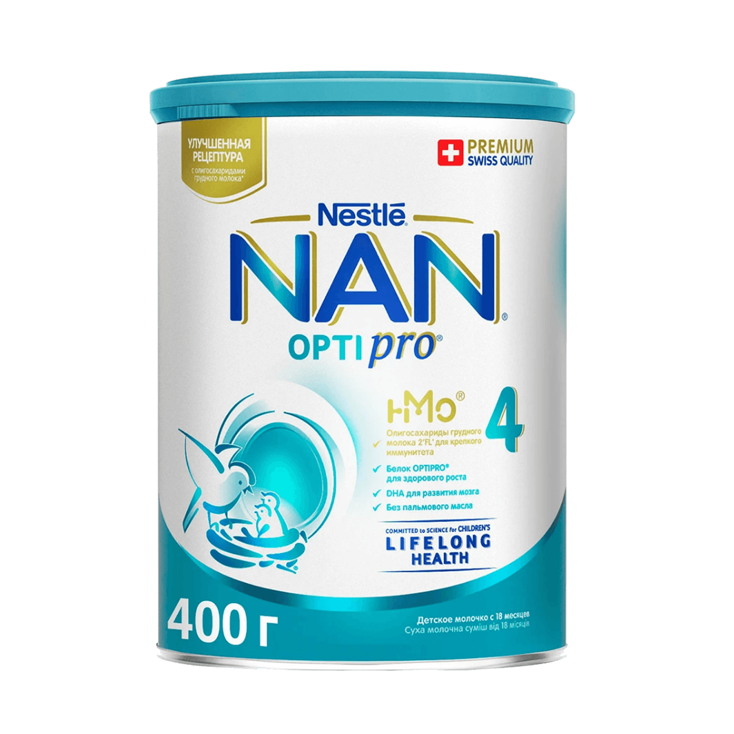 Смесь сухая молочная «NAN» 4 Optipro с 18 месяцев