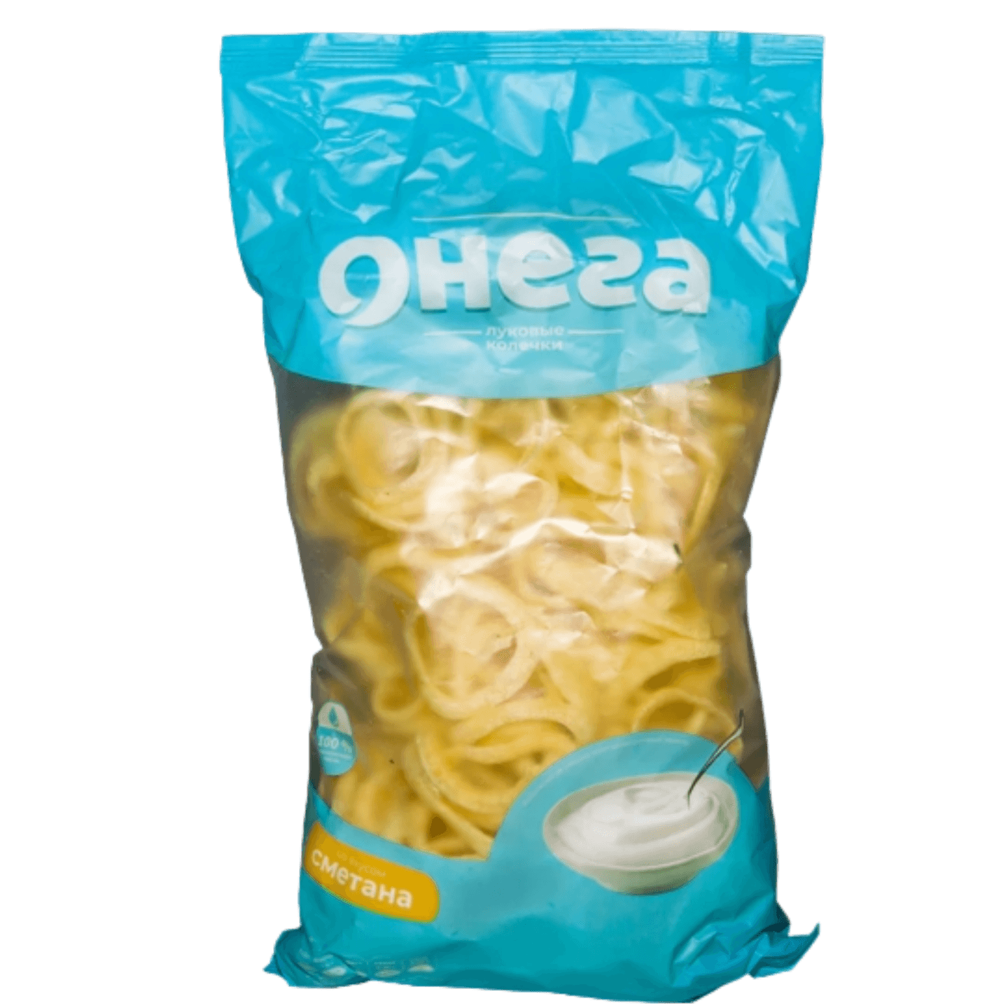Чипсы «Онега» луковые колечки сметана