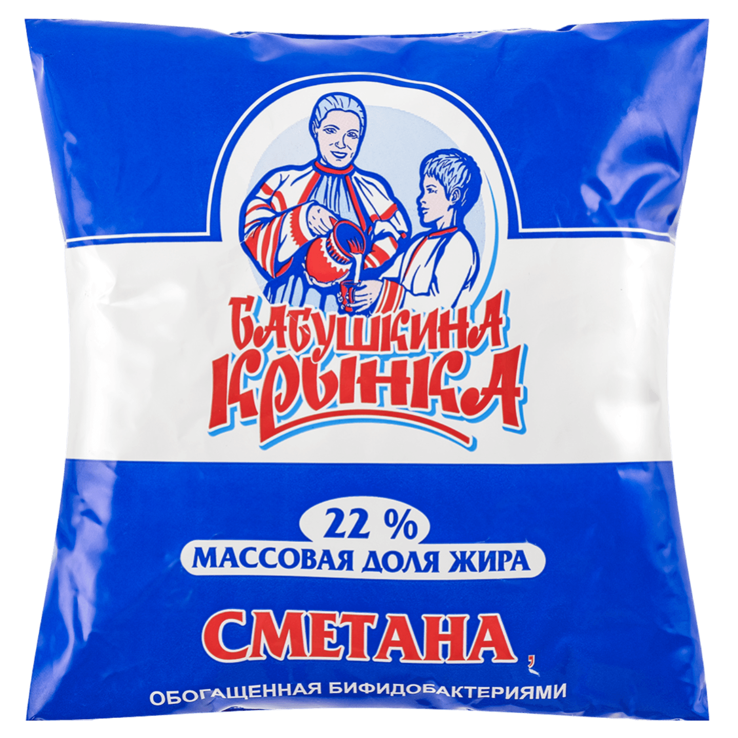 Сметана «Бабушкина крынка» 22% - Мир Продуктов №3