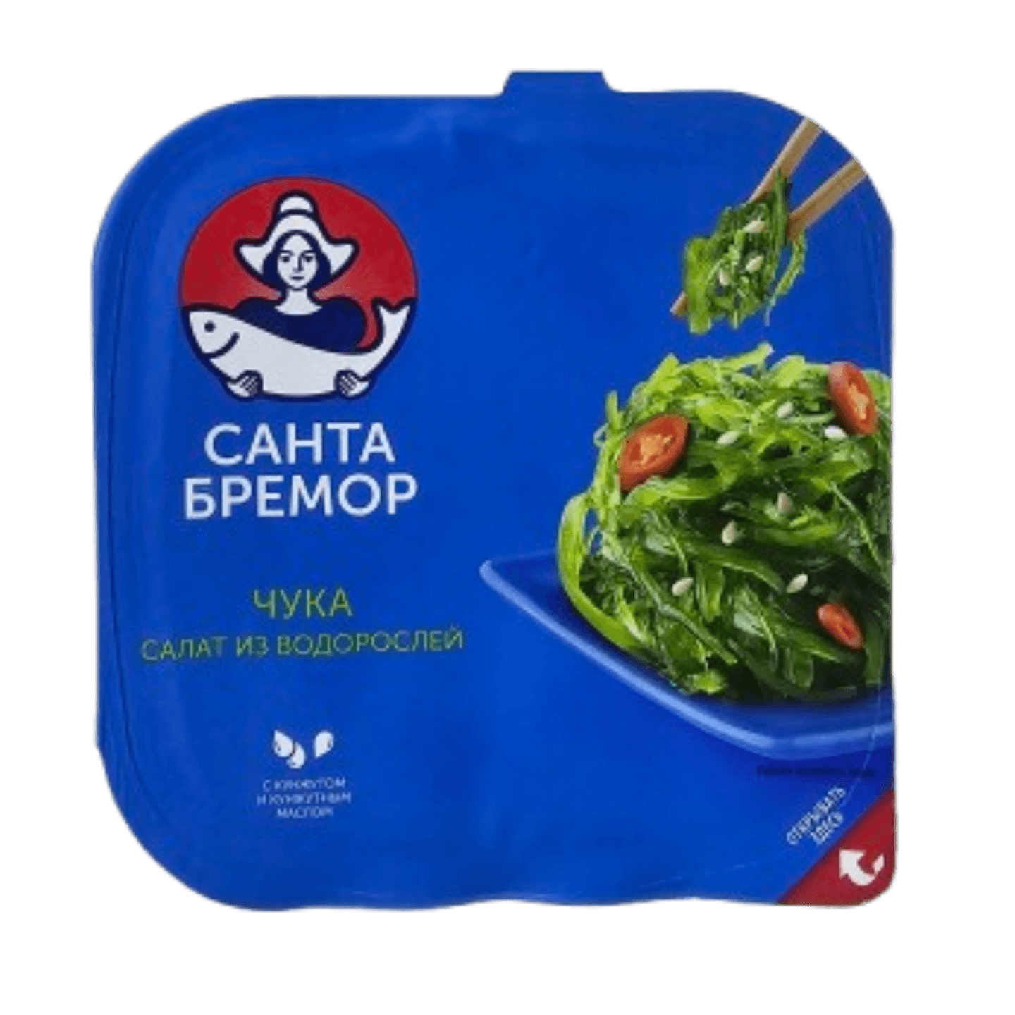 Салат «Чука» из морских водорослей маринованных