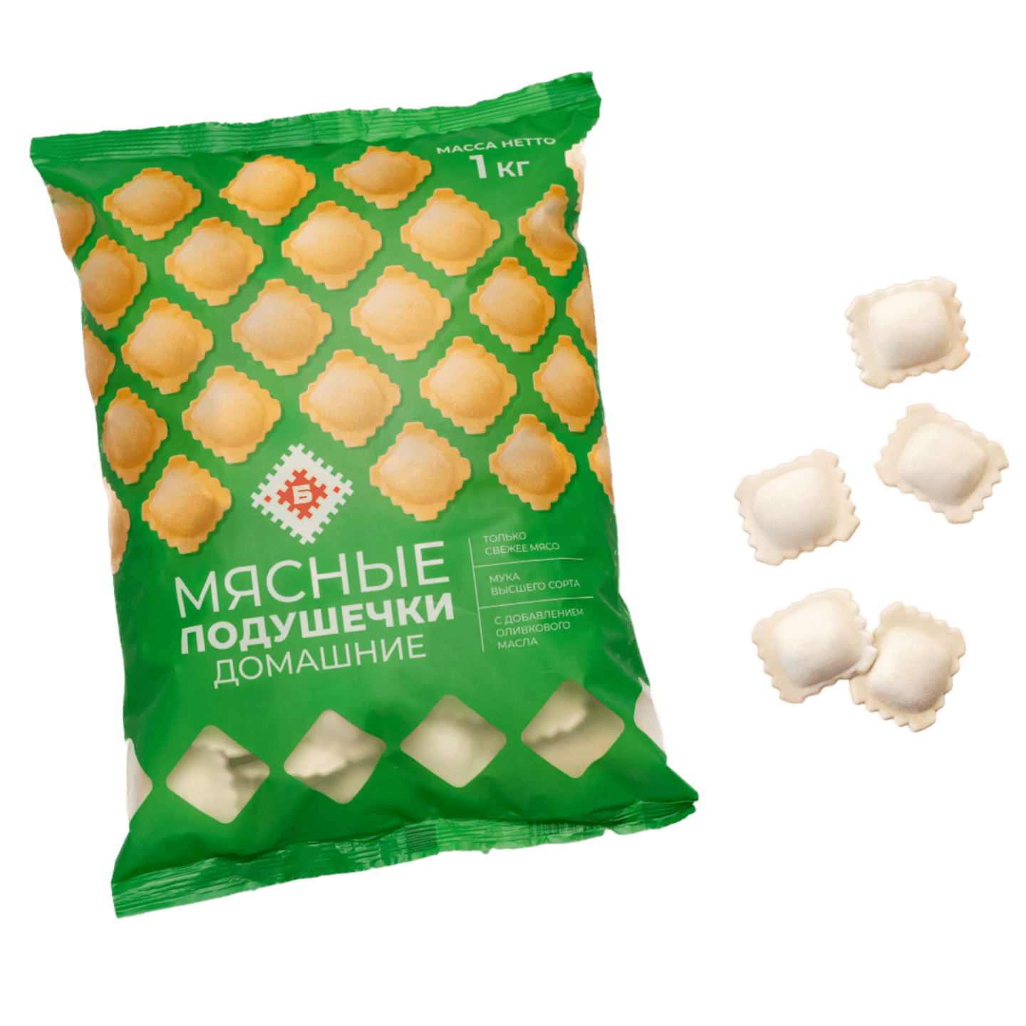 Пельмени «Мясные подушечки» домашние