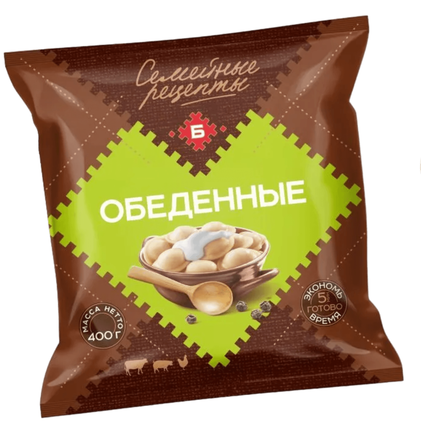 Пельмени «Семейные рецепты» обеденные