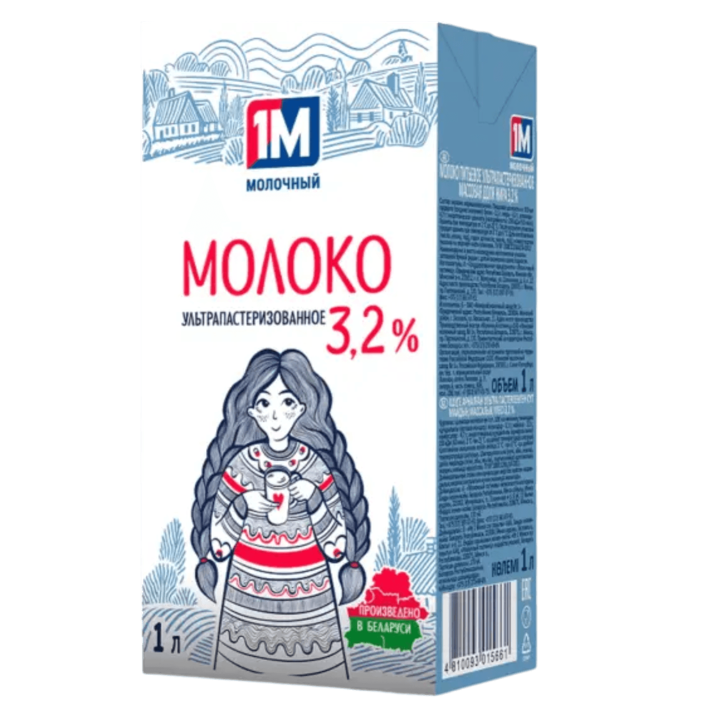 Молоко «1 Молочный» 3,2%