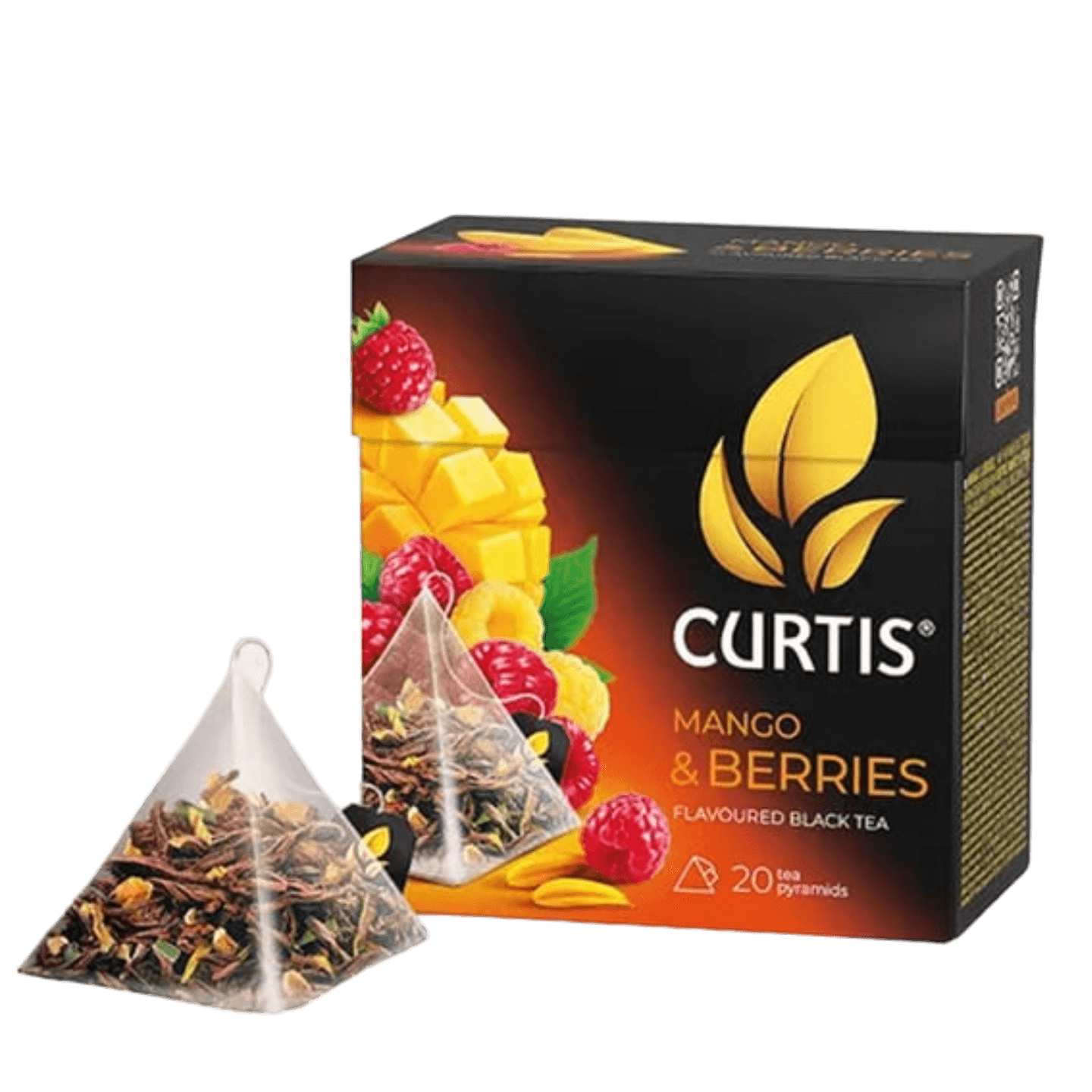 Чай черный «Curtis» Mango-Berries 20 пирамидок