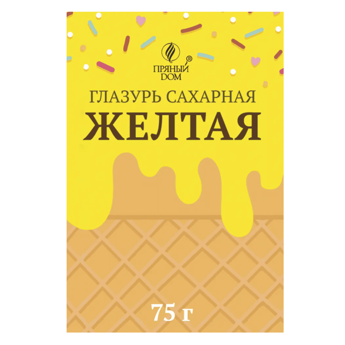 Глазурь «Пряный дом» желтая - Мир Продуктов №3