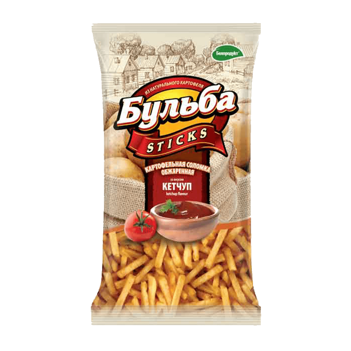 Соломка картофельная «Бульба Sticks» вкус кетчупа