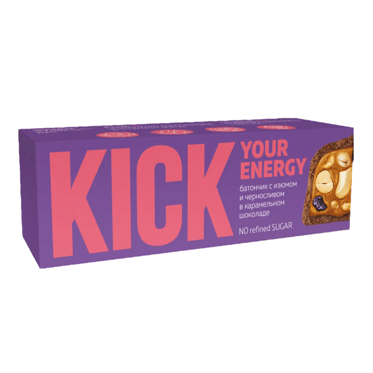 Батончик «Kick» с изюмом и черносливом