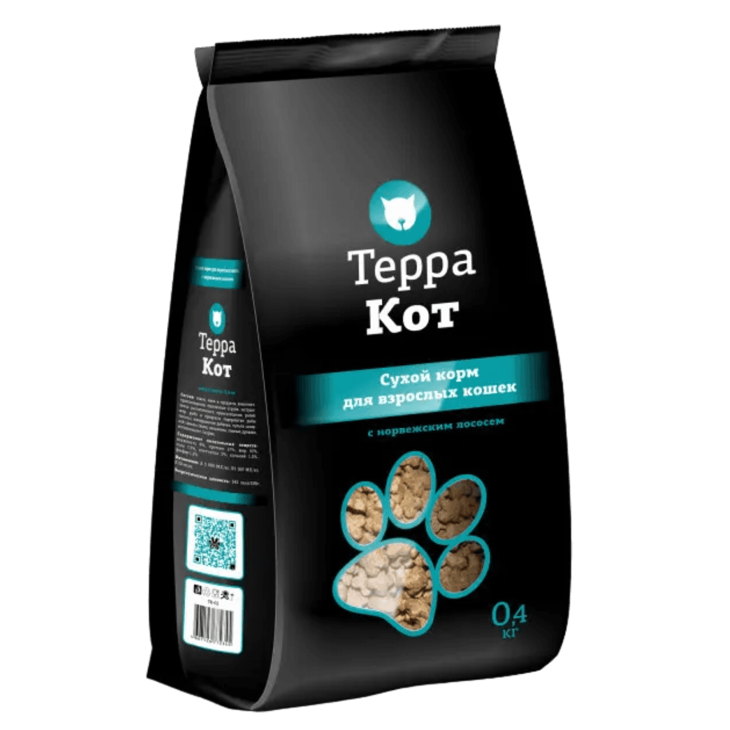Сухой корм для кошек «ТерраКот» норвежский лосось