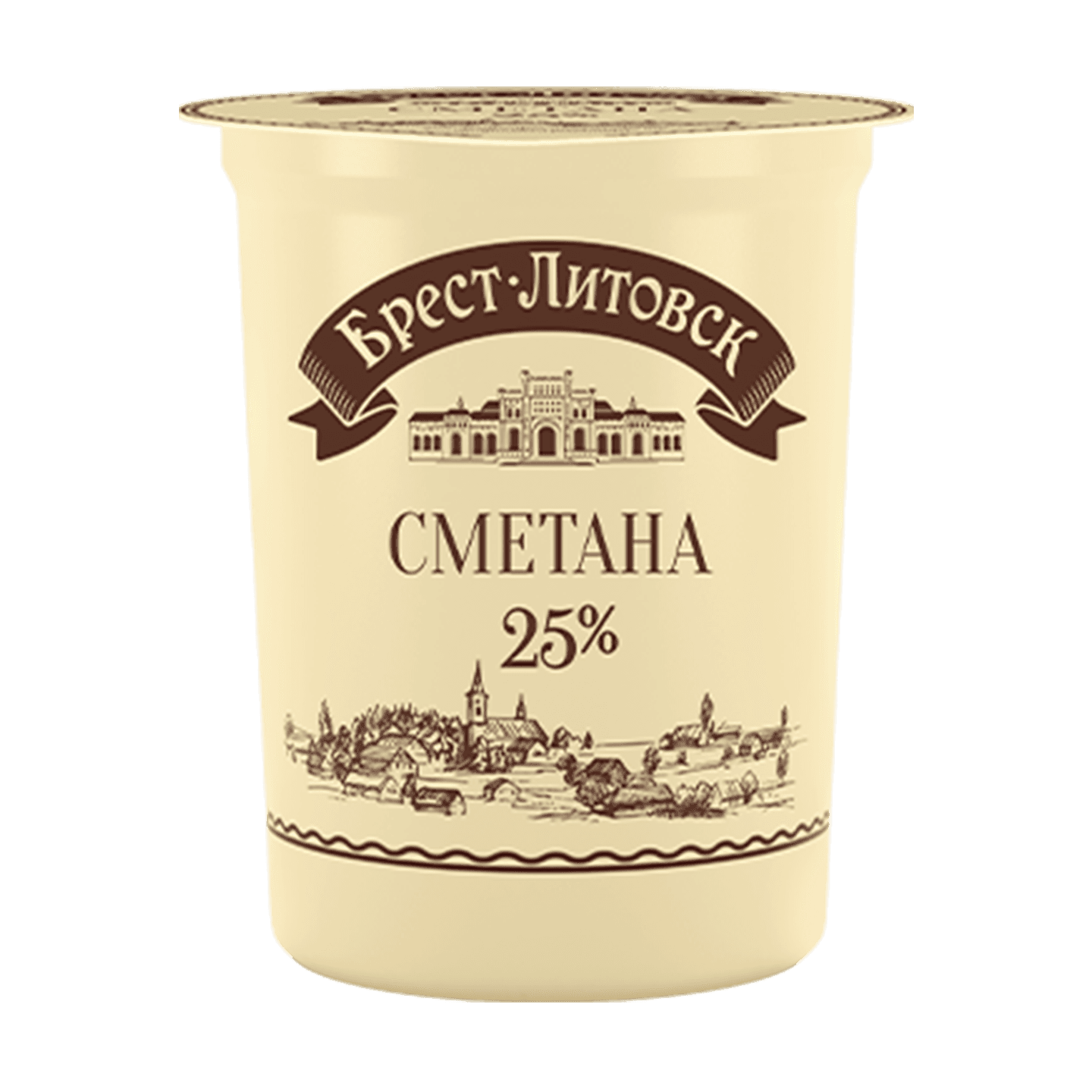 Сметана «Брест-Литовск» 25%