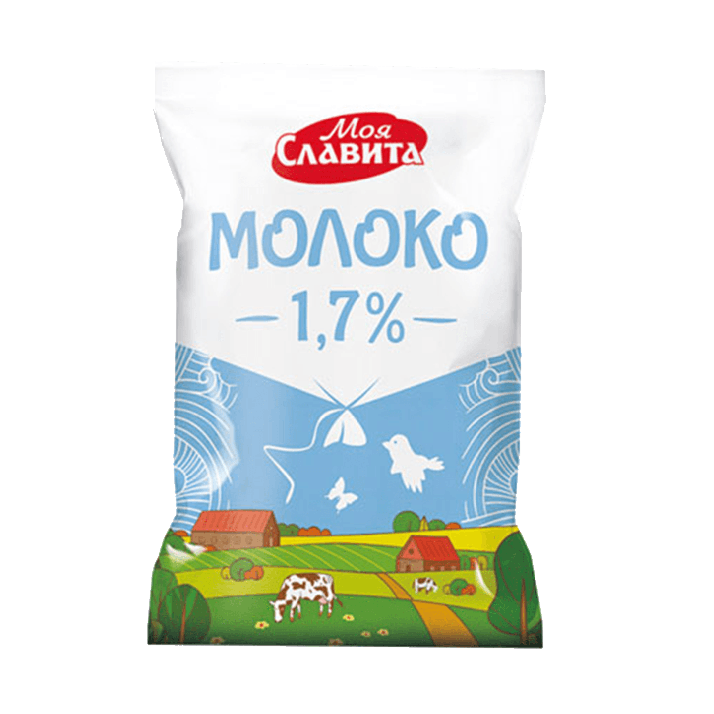 Молоко «Моя Славита» 1,7% пастеризованное 