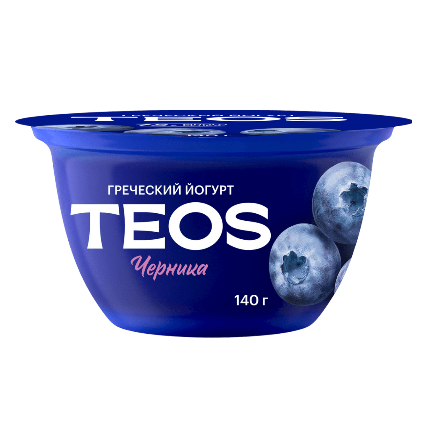 Йогурт «Греческий TEOS» 2% черника