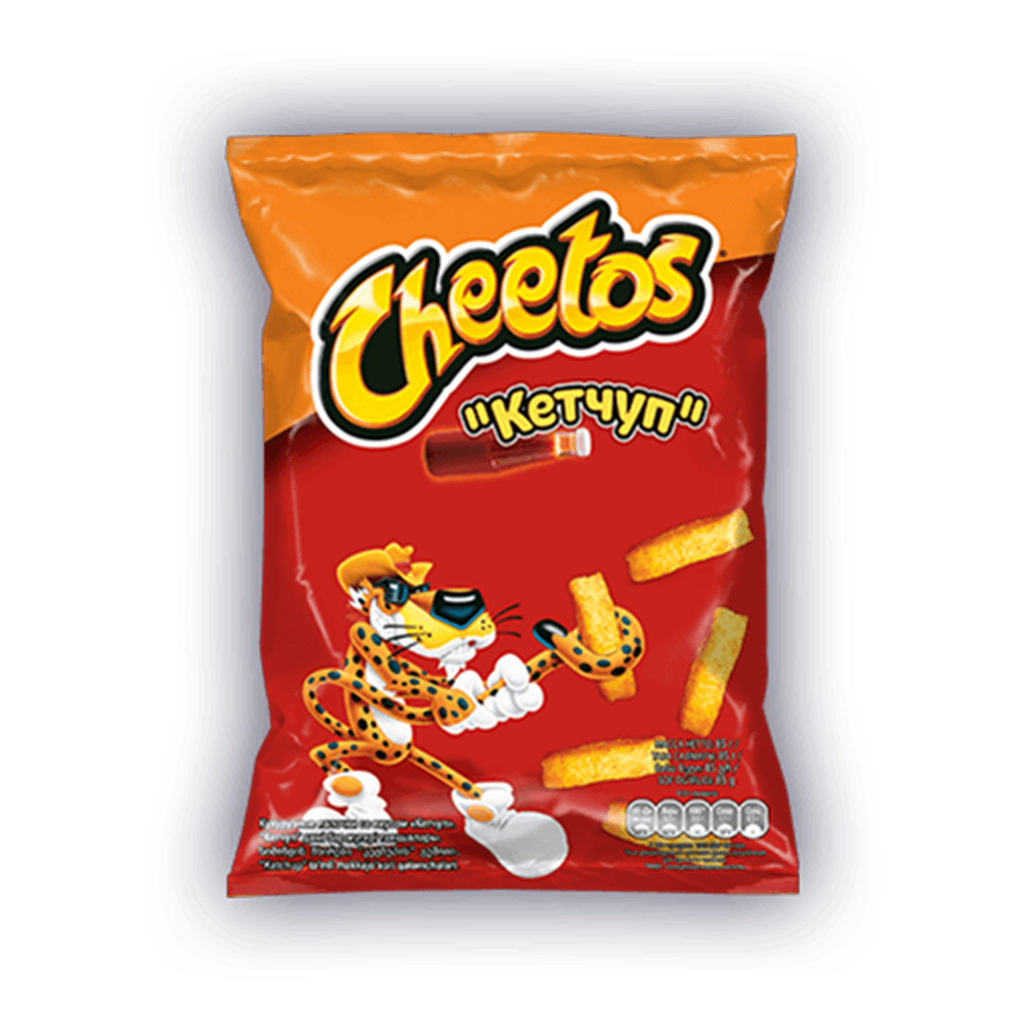 Кукурузные палочки «Cheetos» со вкусом кетчупа