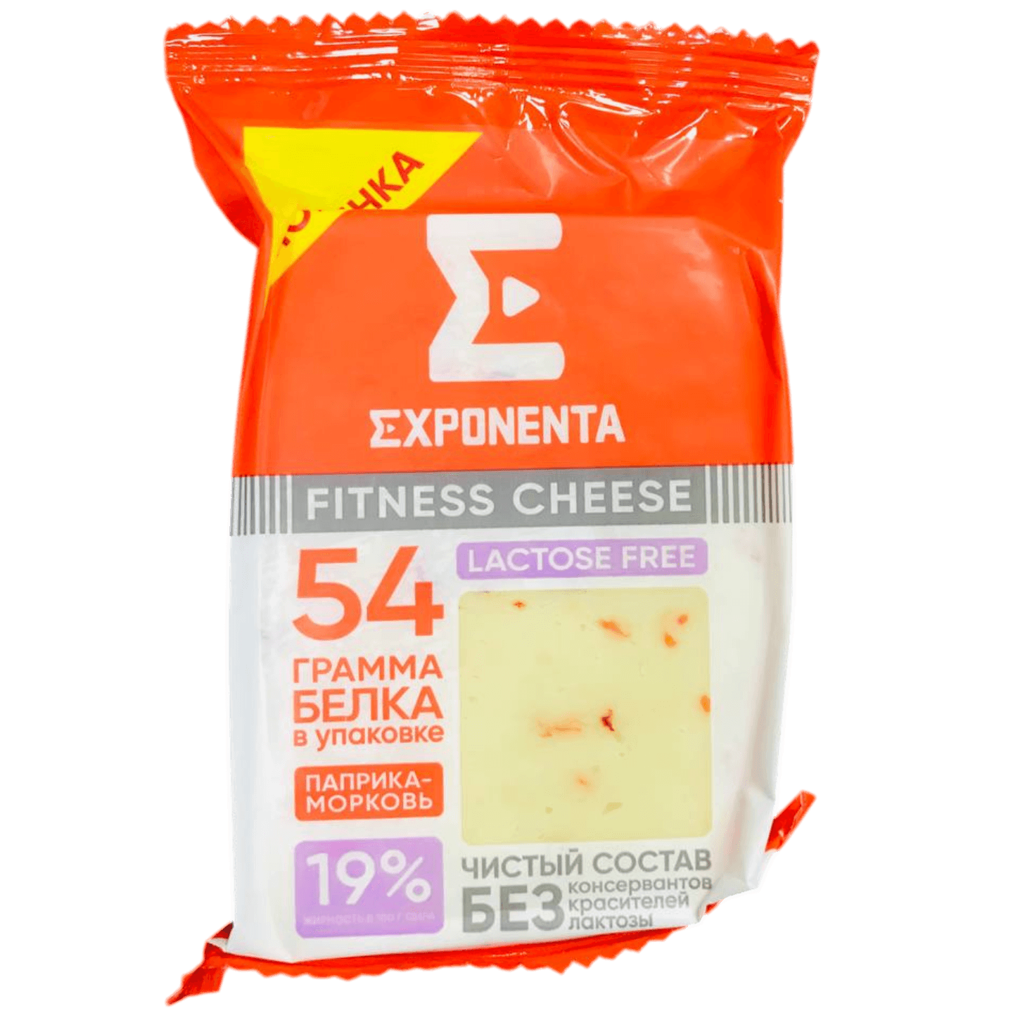 Сыр «Exponenta» Fitness Cheese паприка-морковь