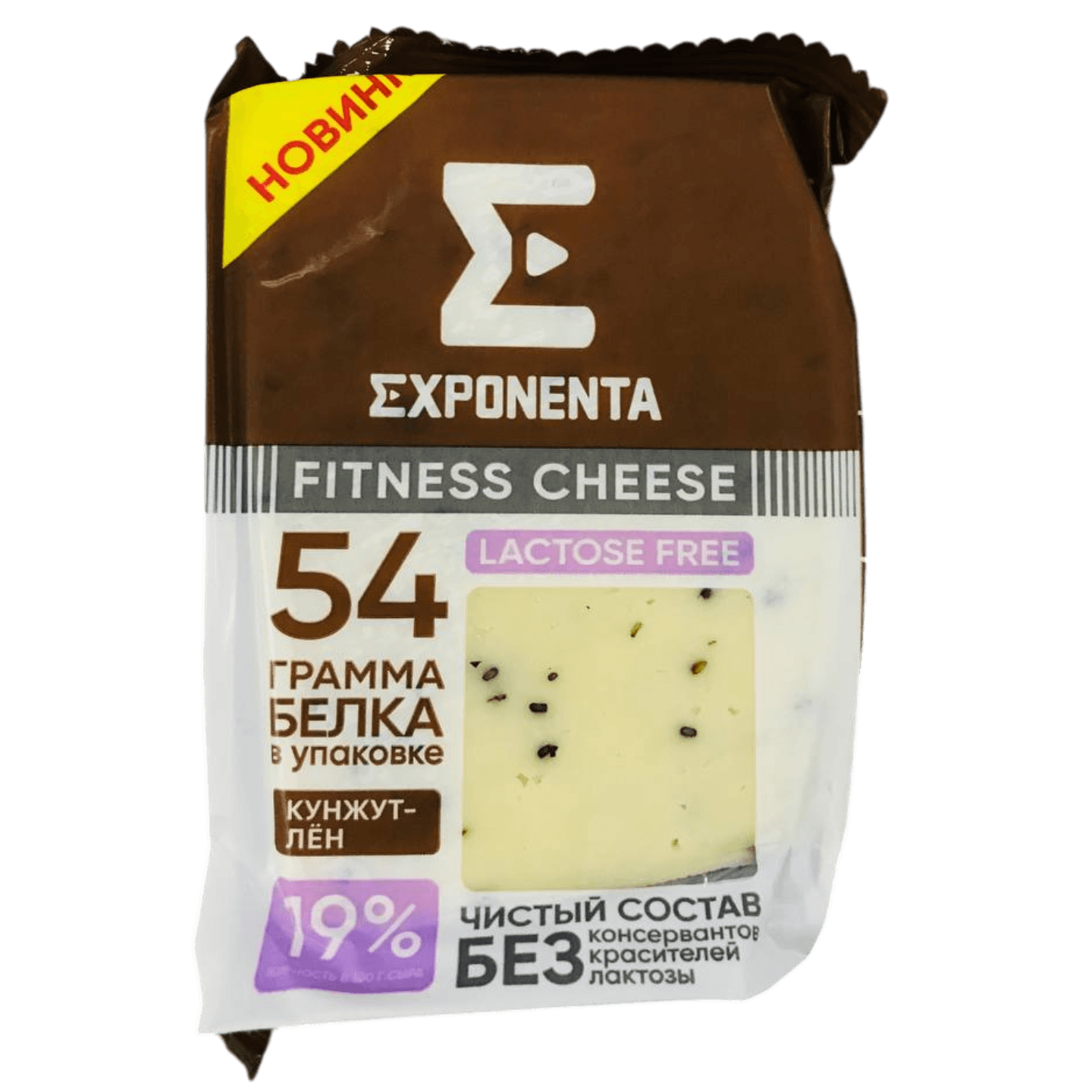 Сыр «Exponenta» Fitness Cheese кунжут-лен