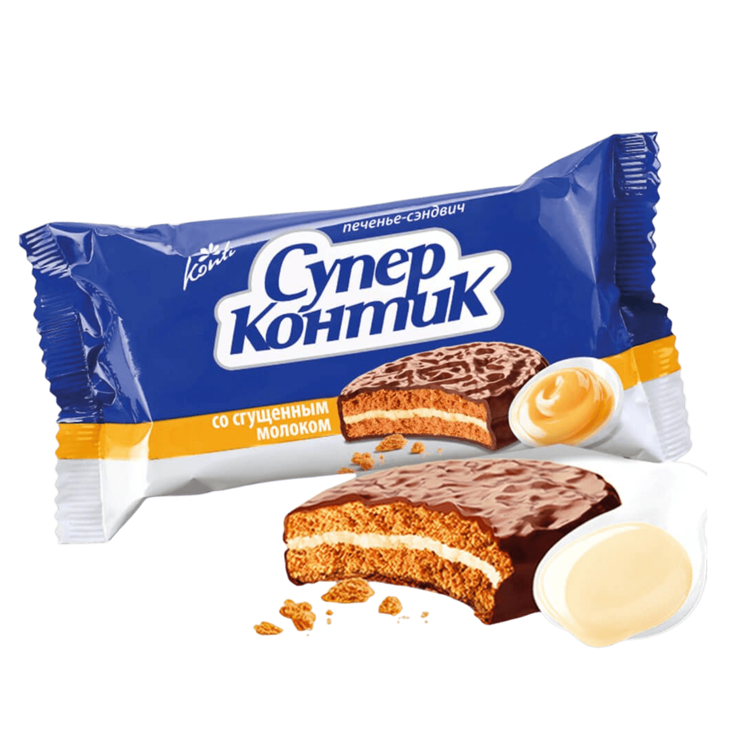 Печенье «Супер-Контик» сгущенное молоко