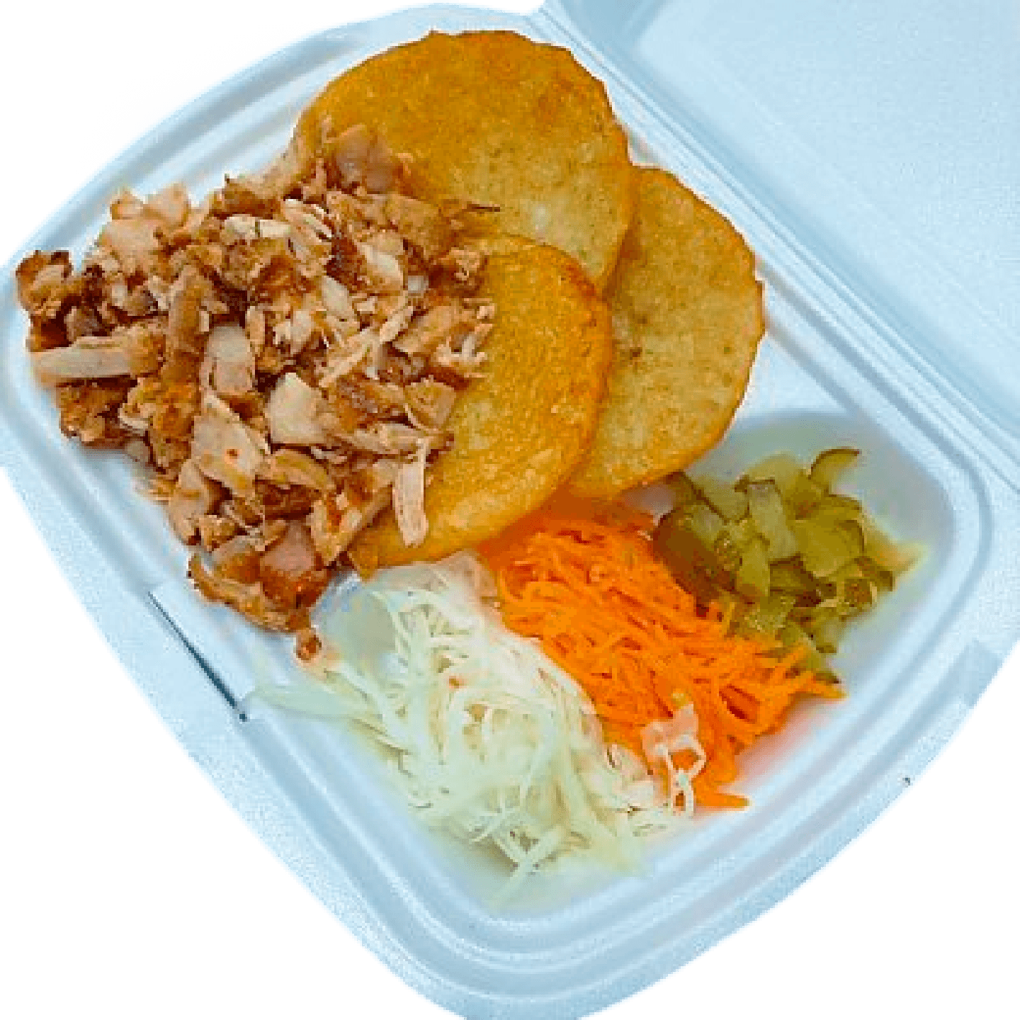 Драники с курицей гриль