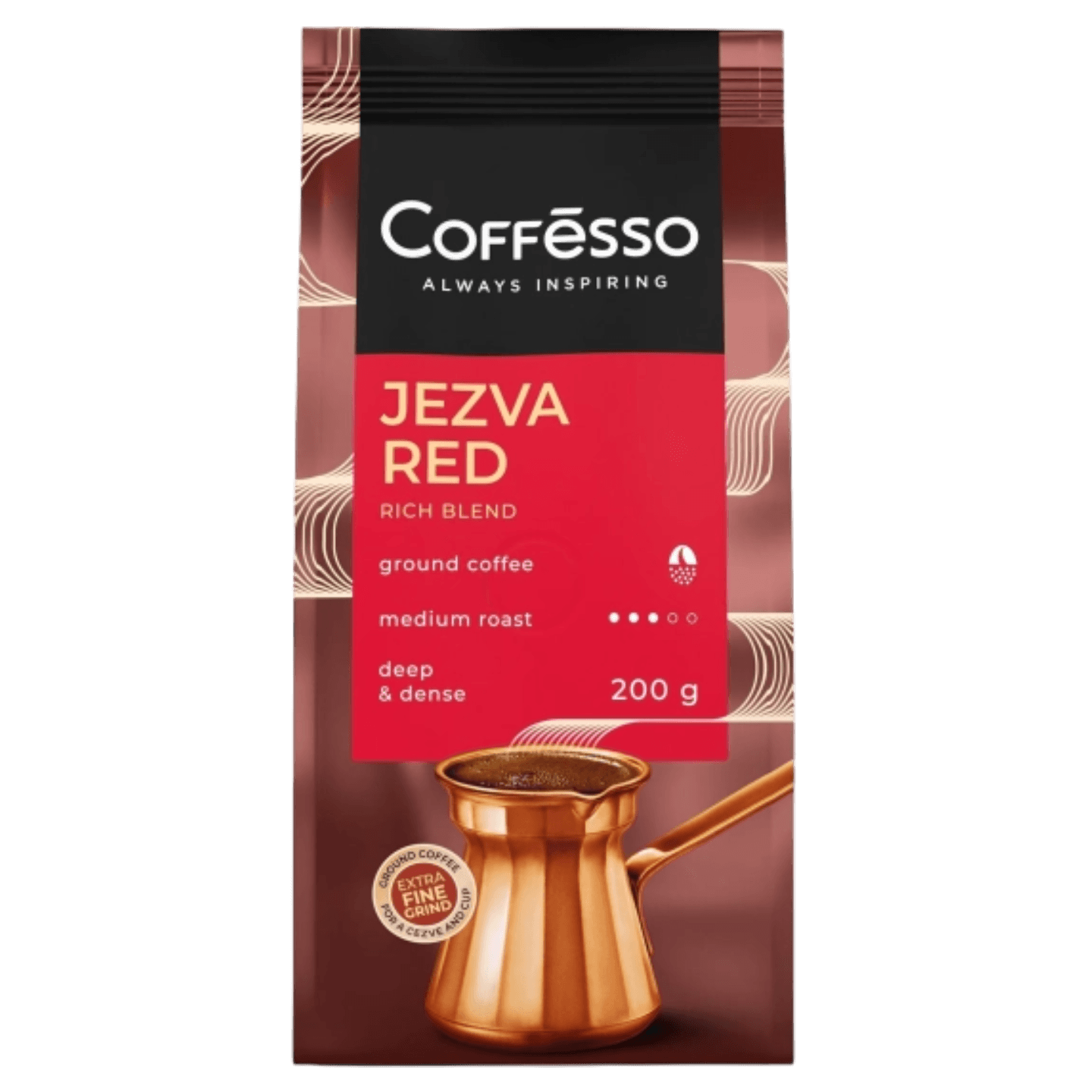Кофе молотый «Coffesso» Jezva Red
