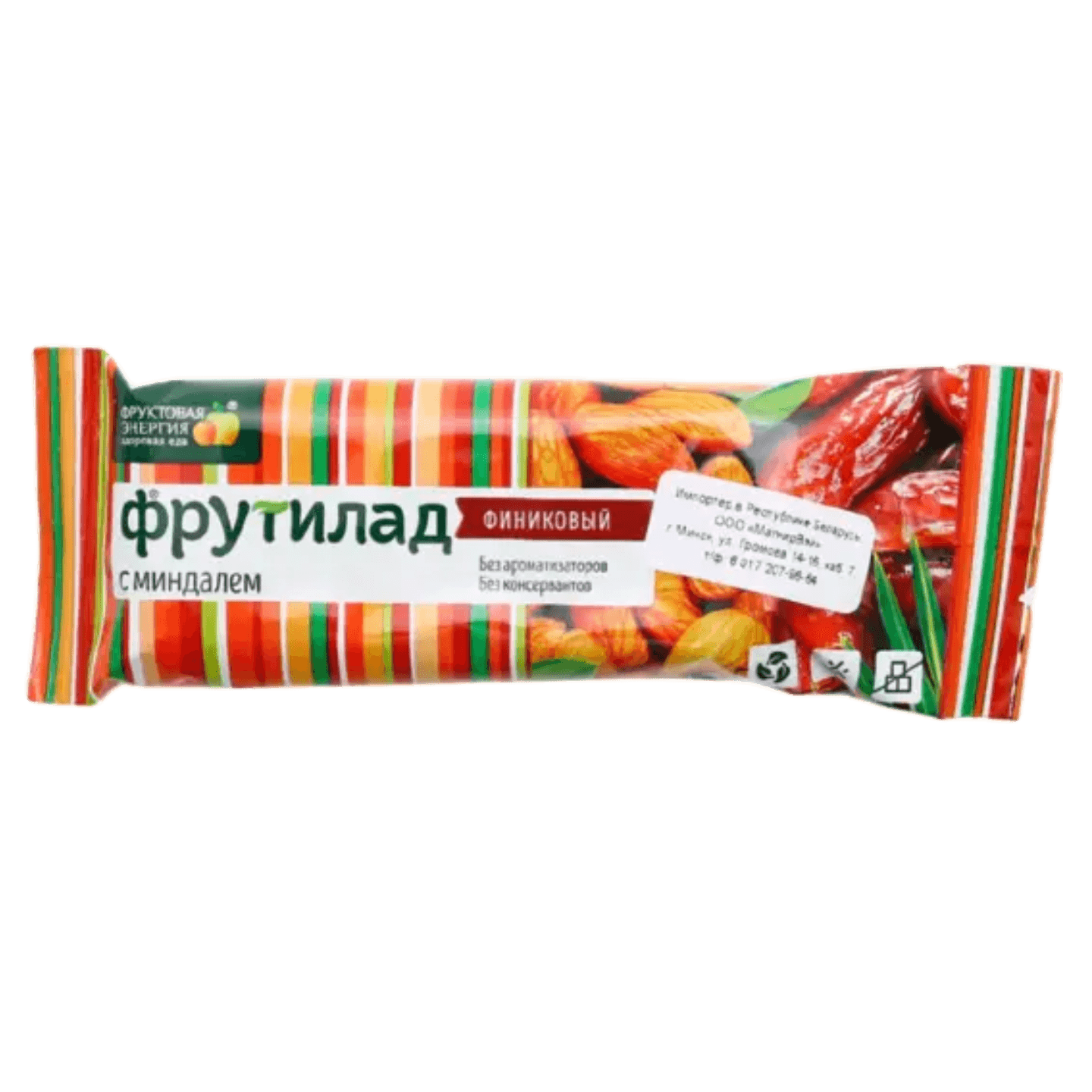 Батончик финиковый «Фрутилад» с миндалем