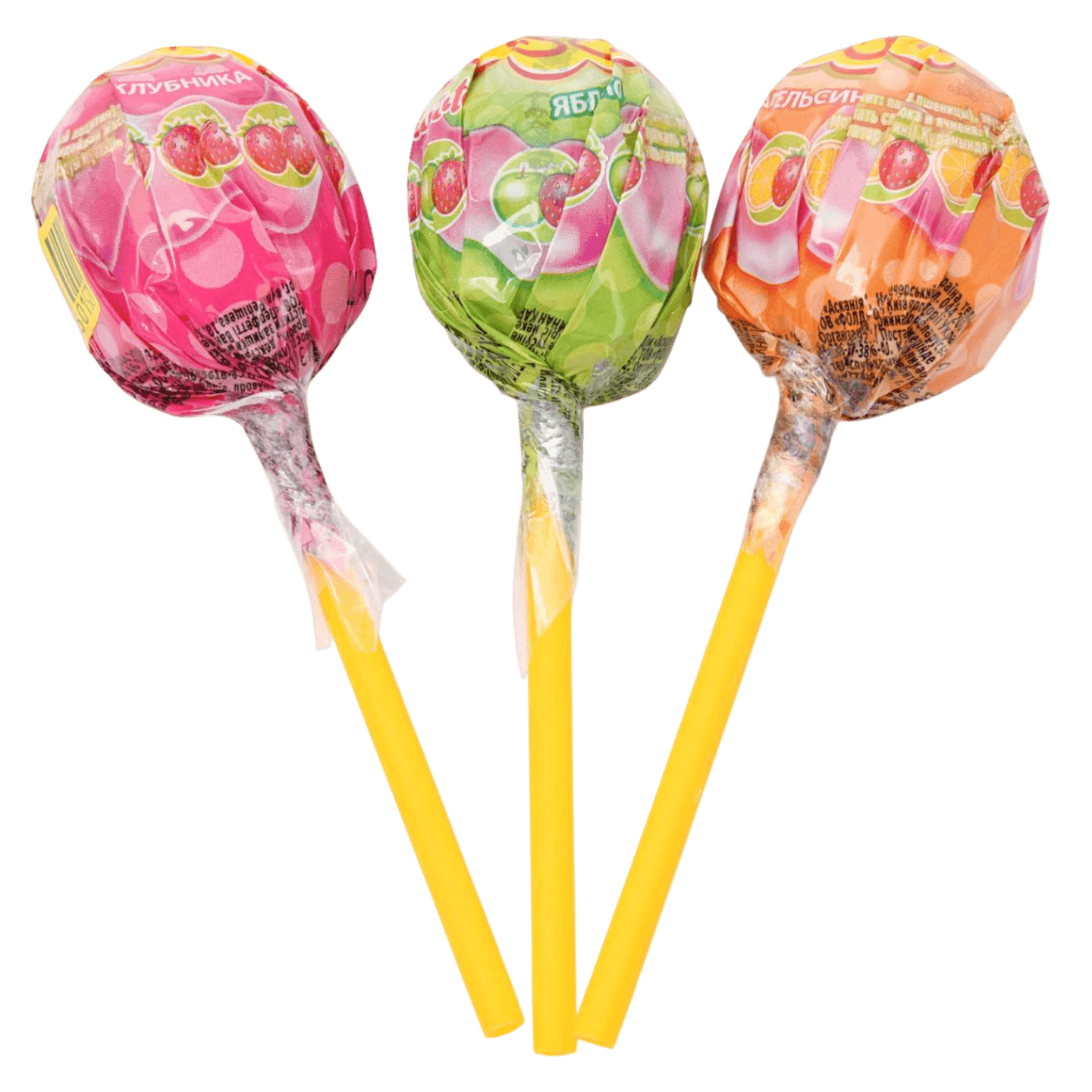 Карамель «Chupa Chups» клубника-яблоко-апельсин