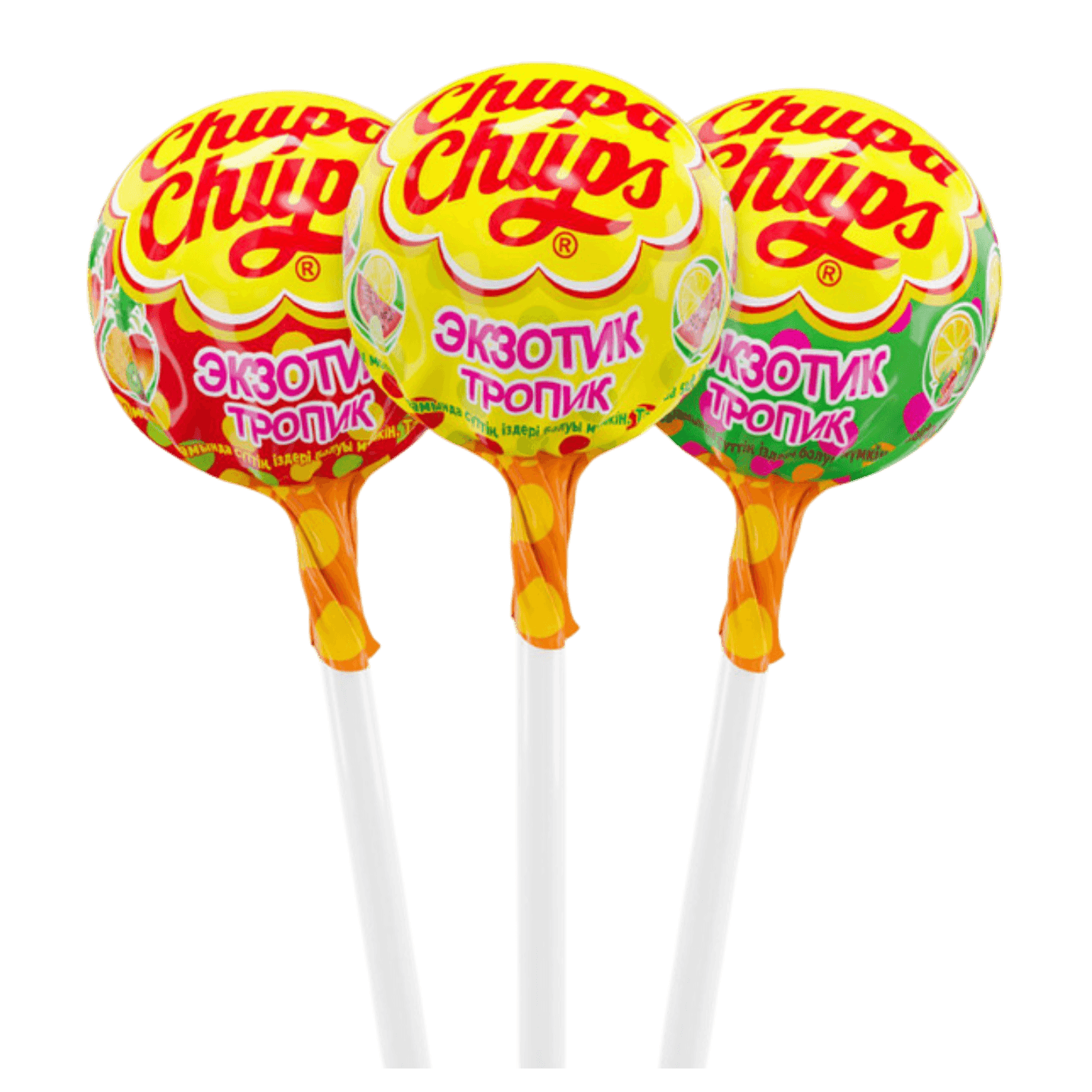 Карамель «Chupa Chups» киви-лайм-манго