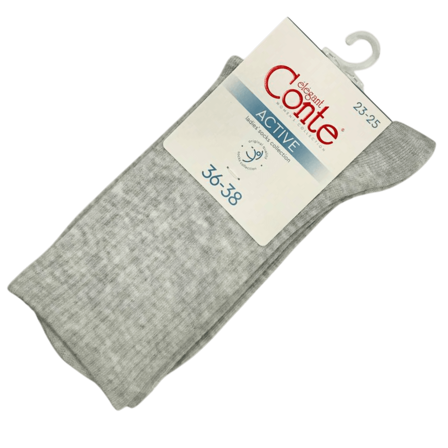 Носки женские «Conte» светло-серые р.36-38