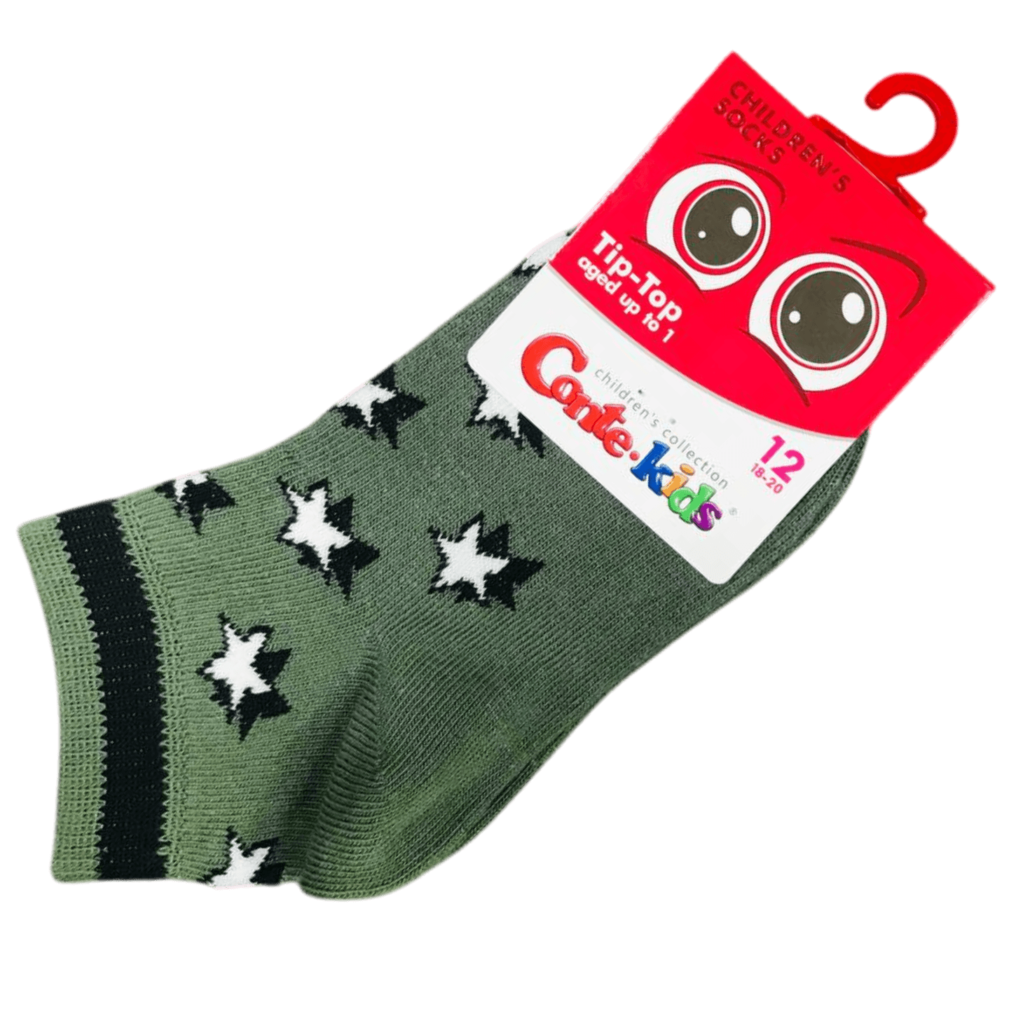 Носки детские «Conte Kids» хаки р.18-20
