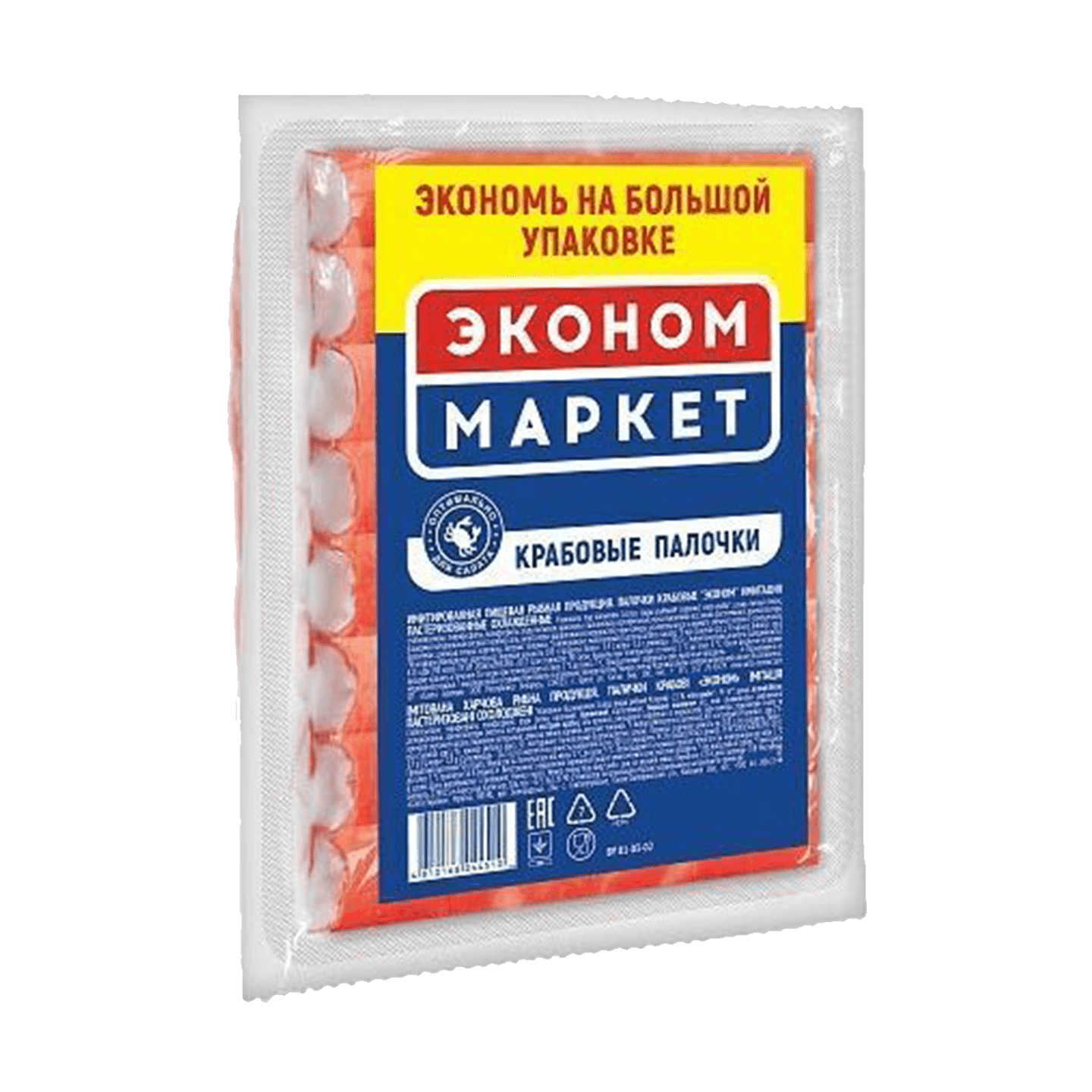 Крабовые палочки «Эконом маркет» охлажденные