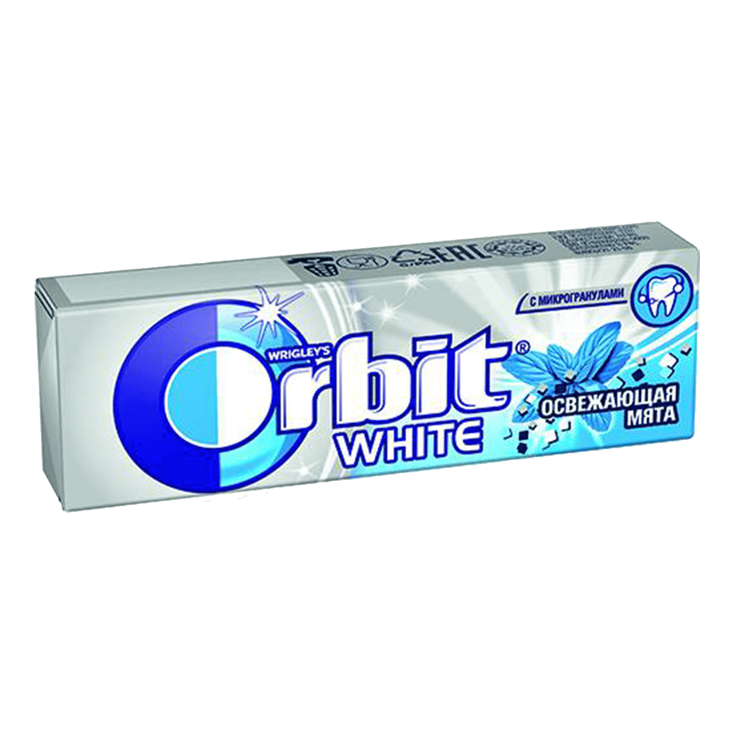 Жевательная резинка «Orbit» White белоснежный освежающая мята