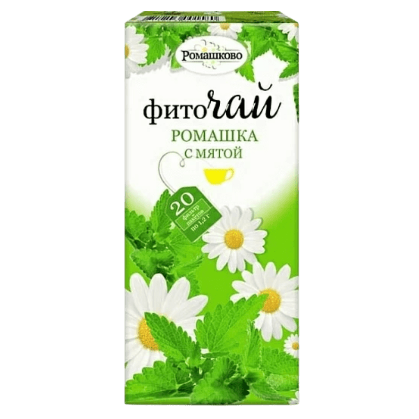 Напиток чайный «Ромашково» ромашка-мята 20 пакетиков