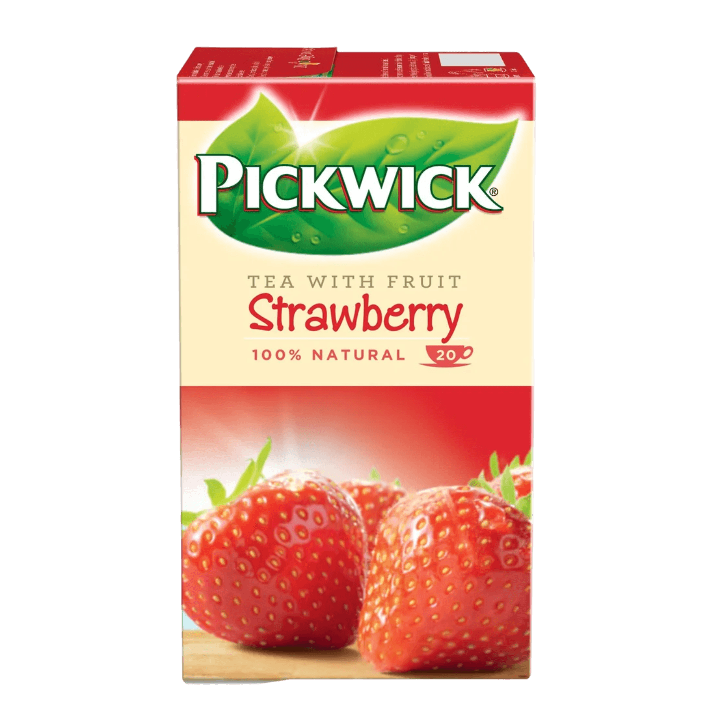 Чай черный «Pickwick» с кусочками клубники 20 пакетиков