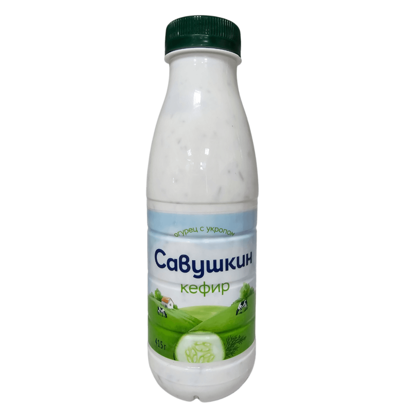 Кефир «Савушкин» 1,5% огурец с укропом
