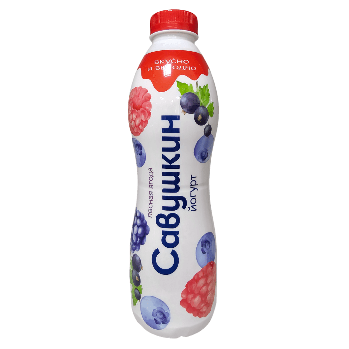 Йогурт легкий «Савушкин» 1% лесная ягода